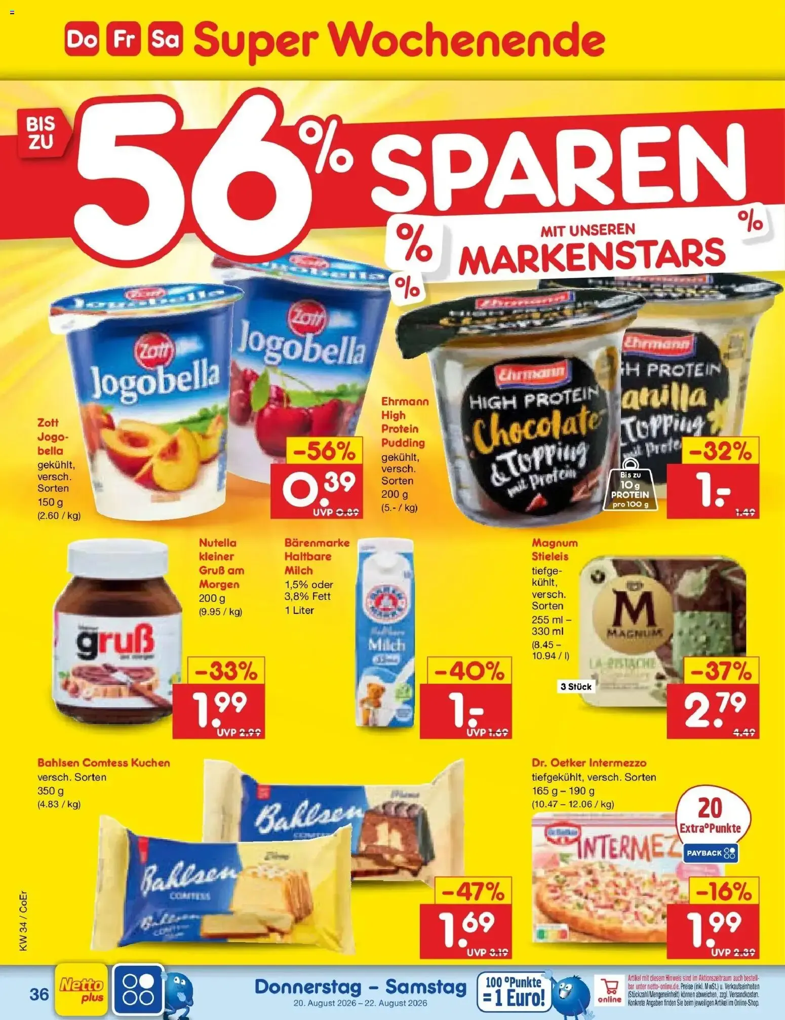 Netto Marken-Discount Prospekt Bitterfeld-Wolfen (ab 17.08.2026) » Angebote von 17. August bis 22. August 2026 - Prospekt seite 56