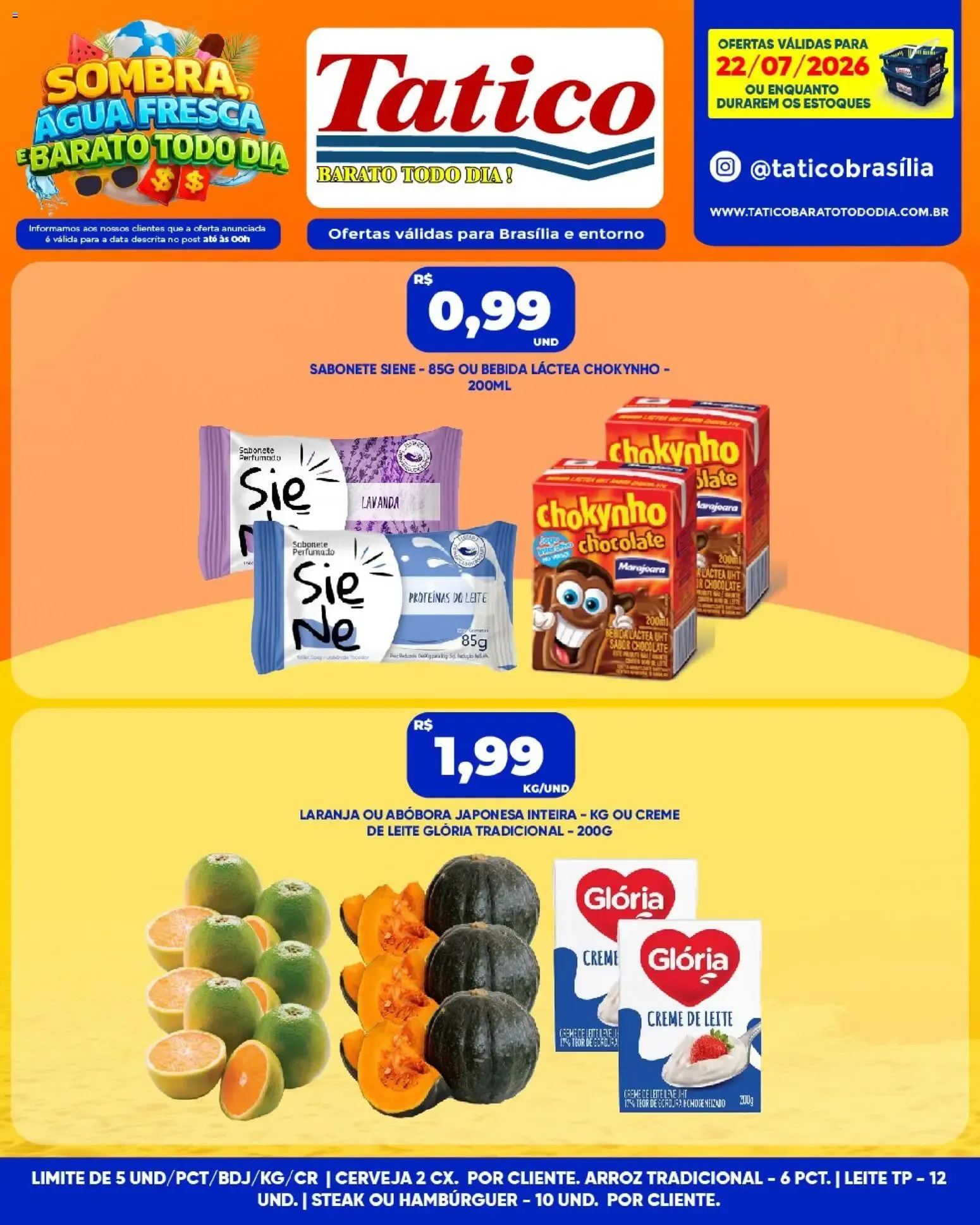 Encarte de Tatico ofertas do Dia de 22/07/2026 | Promoções Online 22 de julho até 22 de julho 2026 - Pagina 1