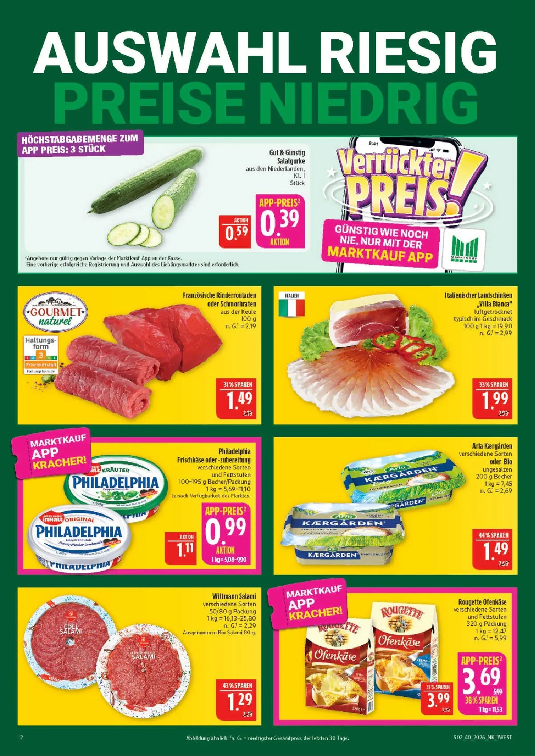 Marktkauf Prospekt nächste Woche – von Montag 28.09.2026 bis Freitag 02.10.2026 von 28. September bis 2. Oktober 2026 - Prospekt seite 2