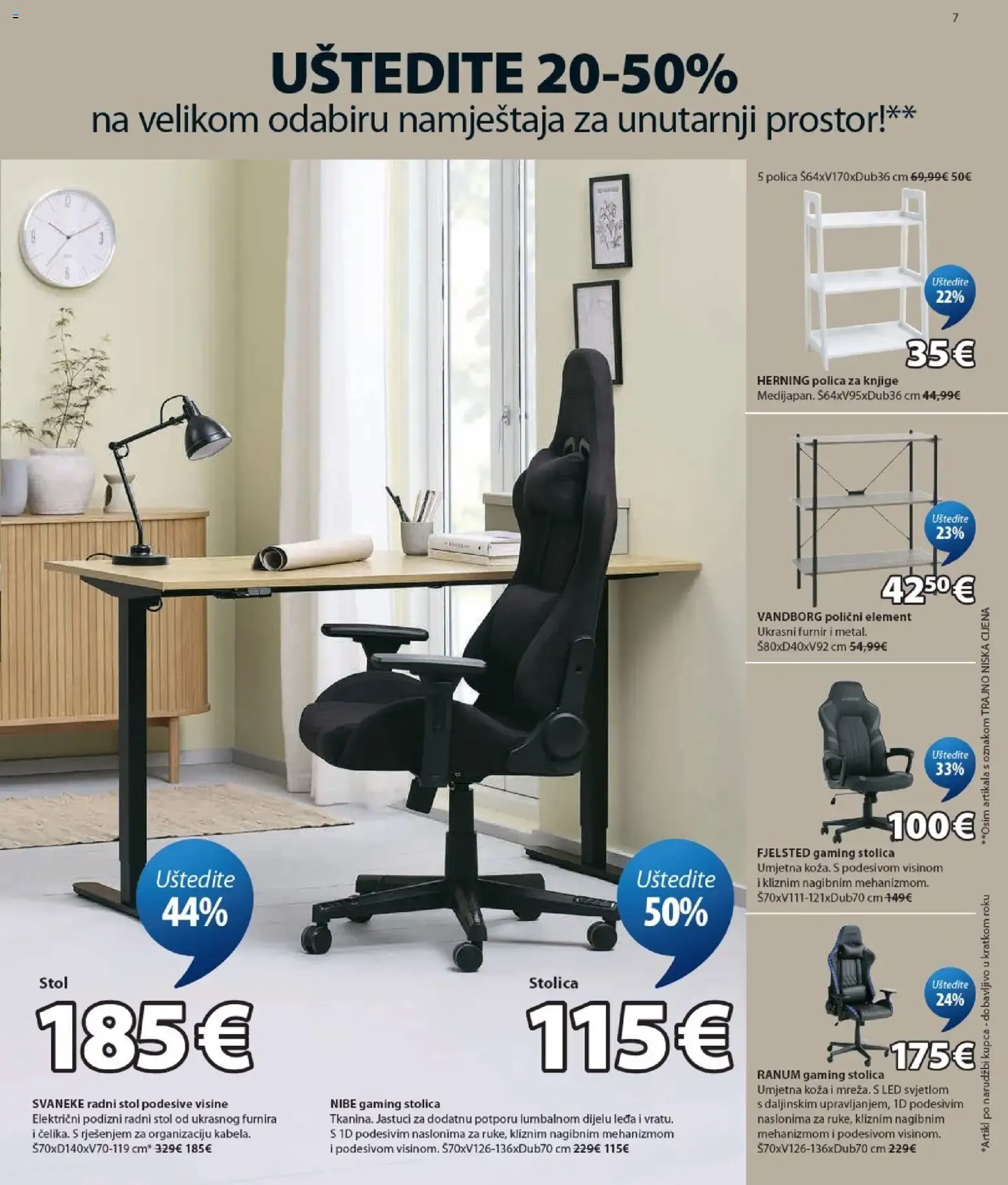 Katalog JYSK Katalog novi od 26.08.2026 na listanje > letak digitalni od 26. kolovoza do 1. rujna 2026. - Pregled Stranica 7