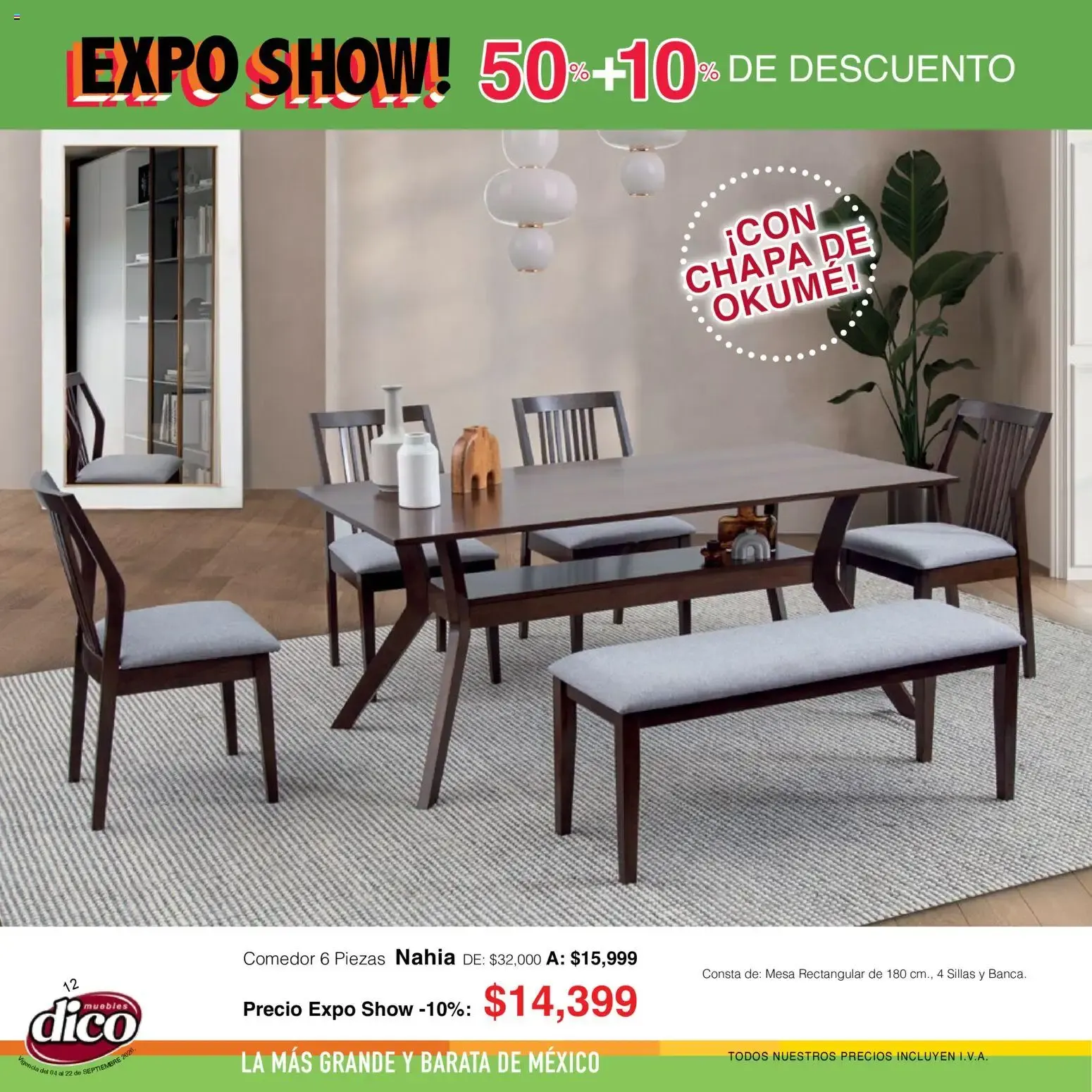 Catálogo de Muebles Dico catálogo Expo Show (04/09/2026 - 22/09/2026) - catálogo en línea 4 de septiembre al 22 de septiembre 2026 - Pagina 12
