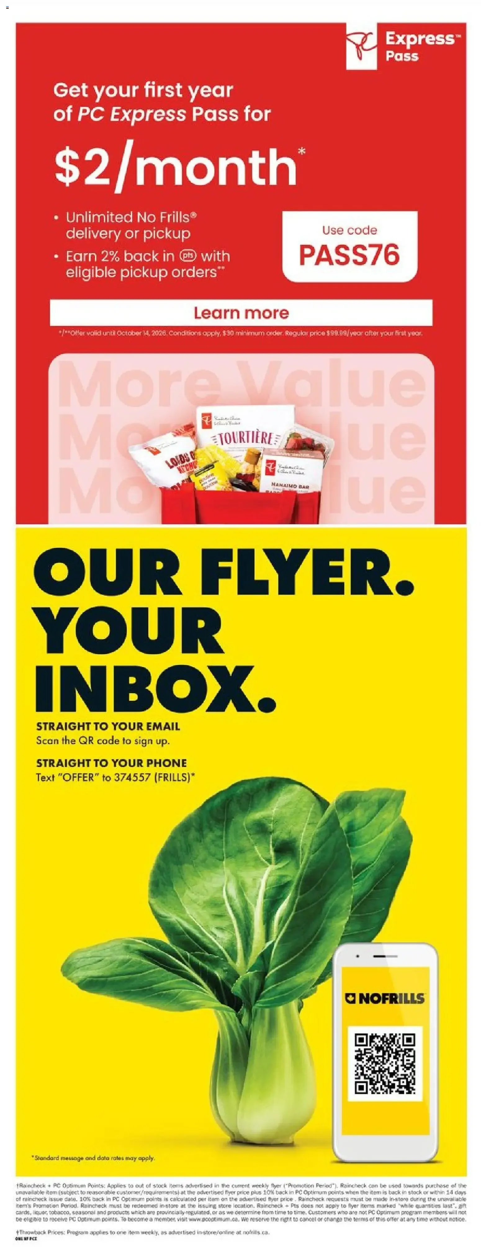 No Frills - Big Thanksgiving Deals! from October 1 to October 7 2026 - flyer page 20