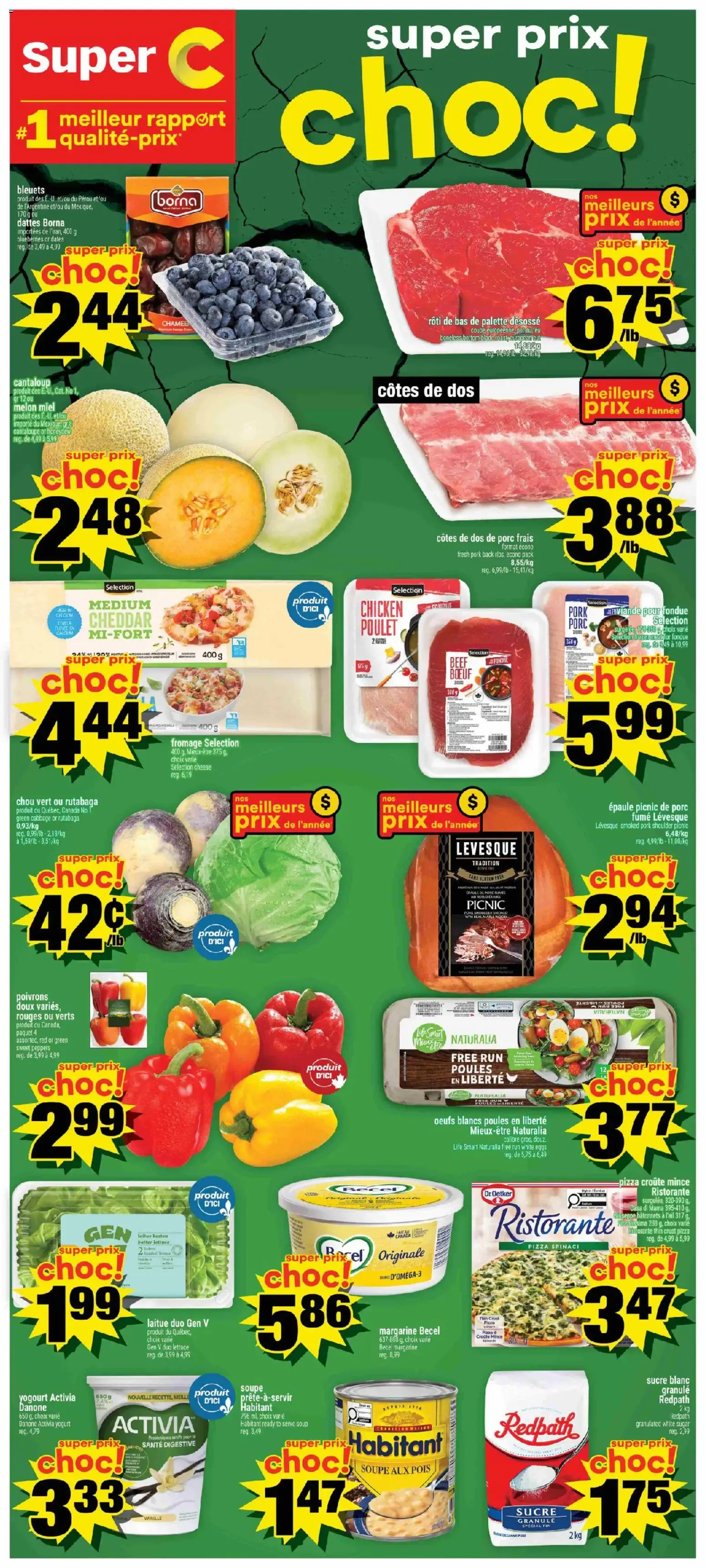 Super C weekly flyer / circulaire from Oct 22, 2026 > weekly specials & deals from October 22 to October 28 2026 - flyer page 1