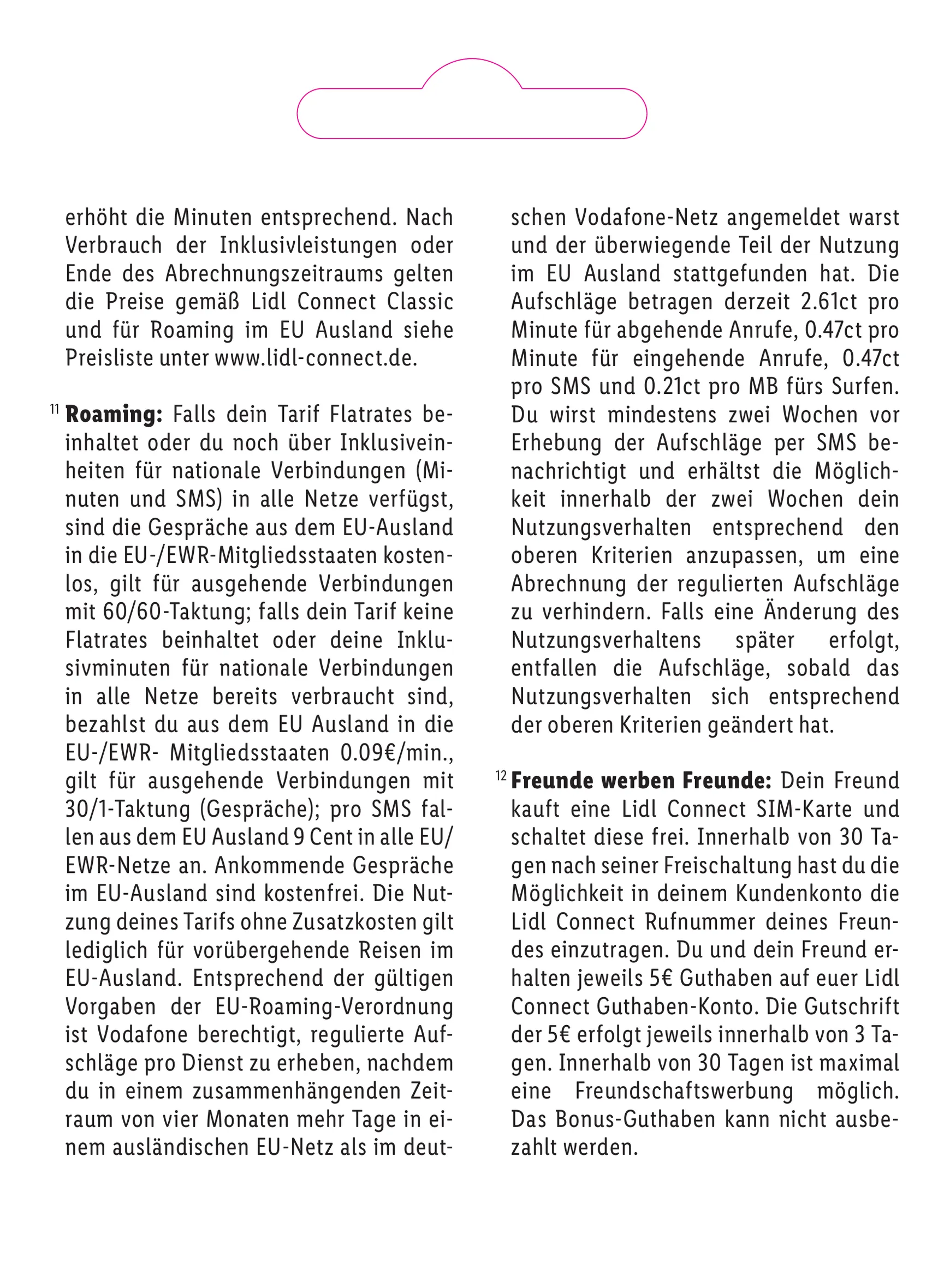 Lidl - Tarif Übersicht Prospekt – von Donnerstag 16.07.2026 bis Montag 31.08.2026 von 1. Oktober bis 31. August 2026 - Prospekt seite 22