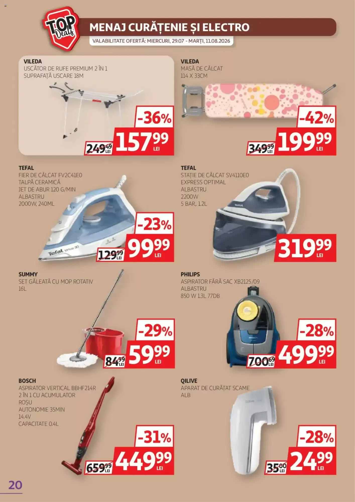Catalog Catalog Auchan de la 29 iulie până la 11 august 2026 - Revista Pagina 20