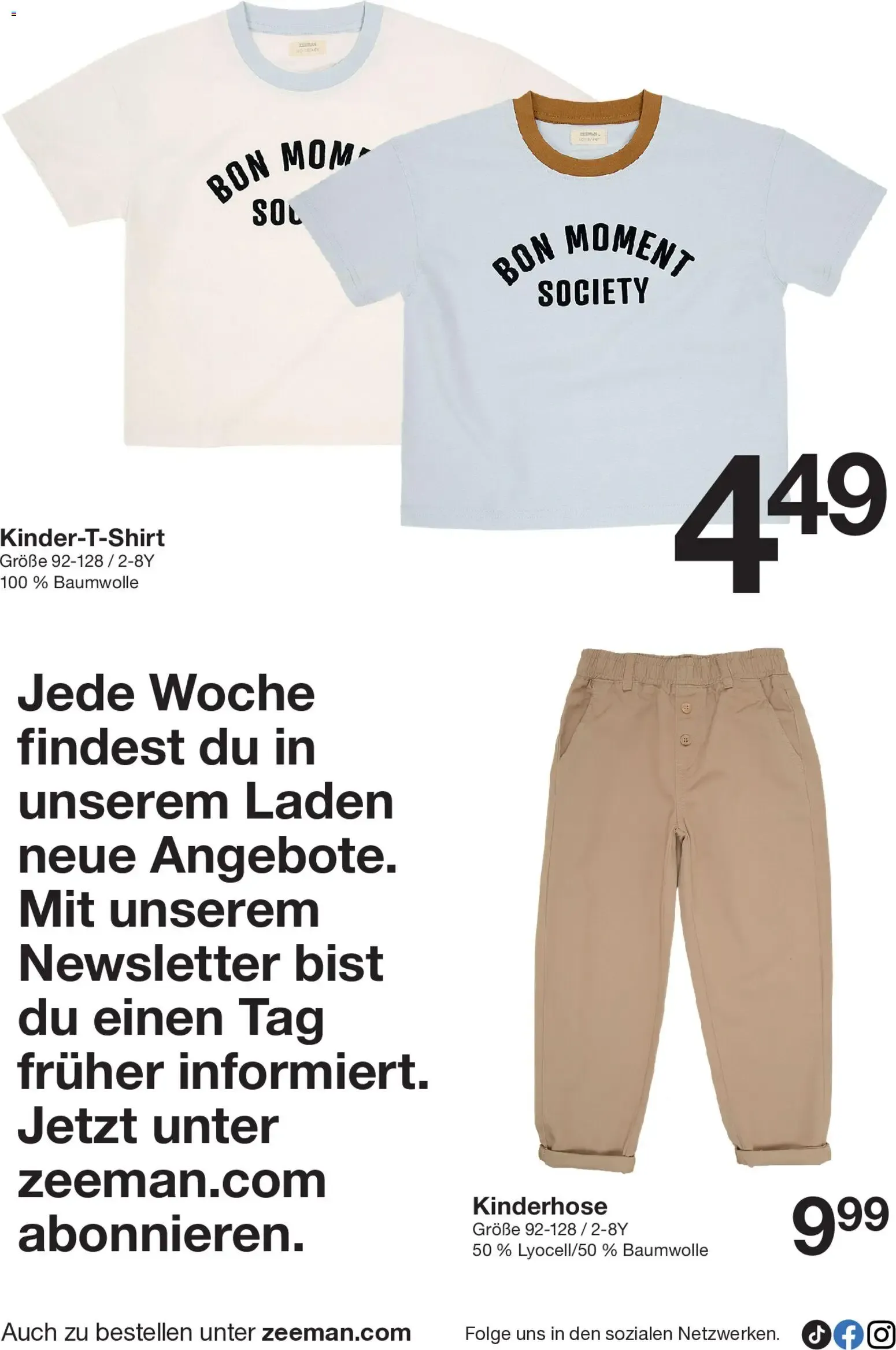 Diese Woche: neue Outfits für Baby und Kind. von 18. Juli bis 24. Juli 2026 - Prospekt seite 10