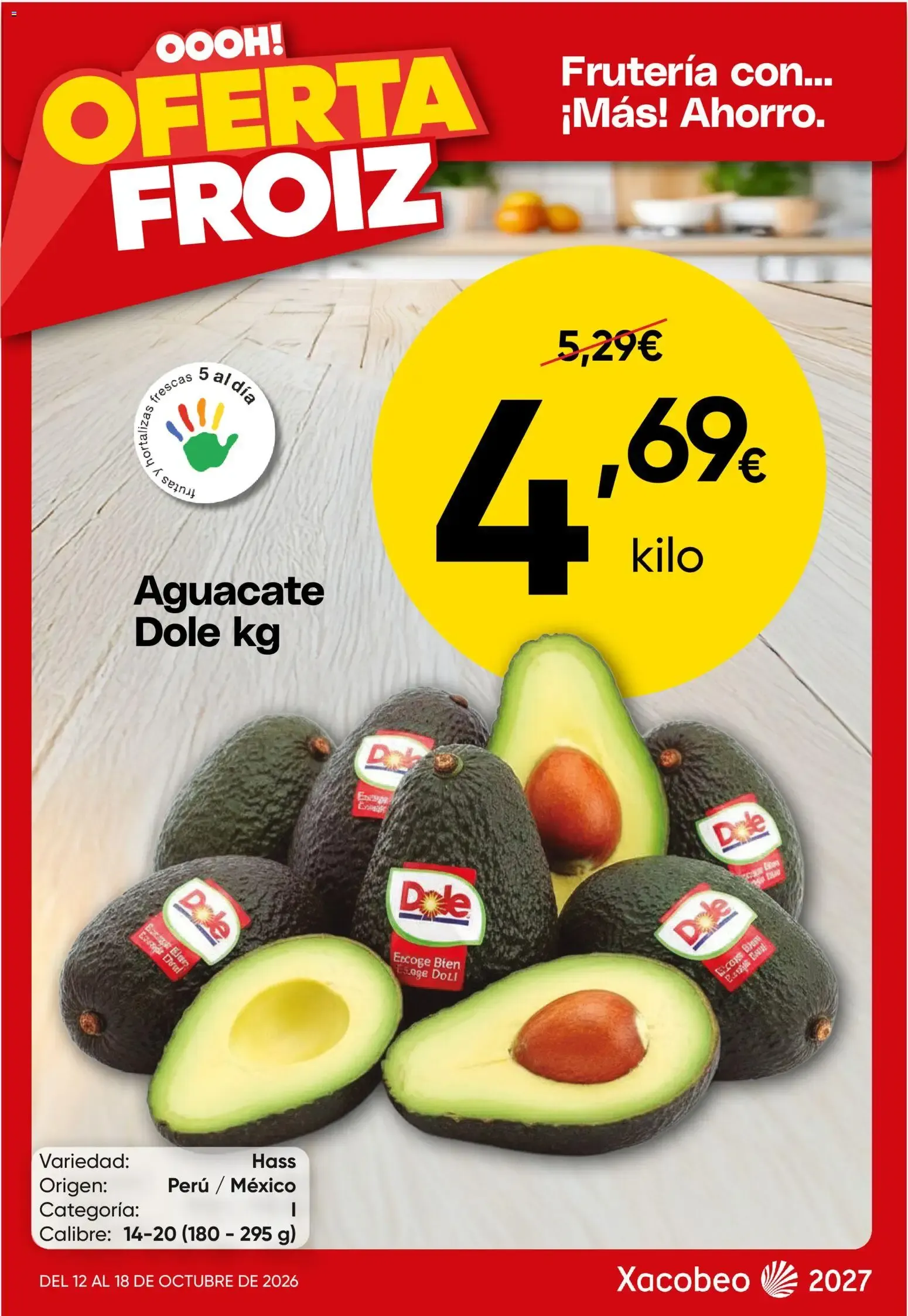 Froiz Oferta semanal del 12/10/2026 | Ofertas