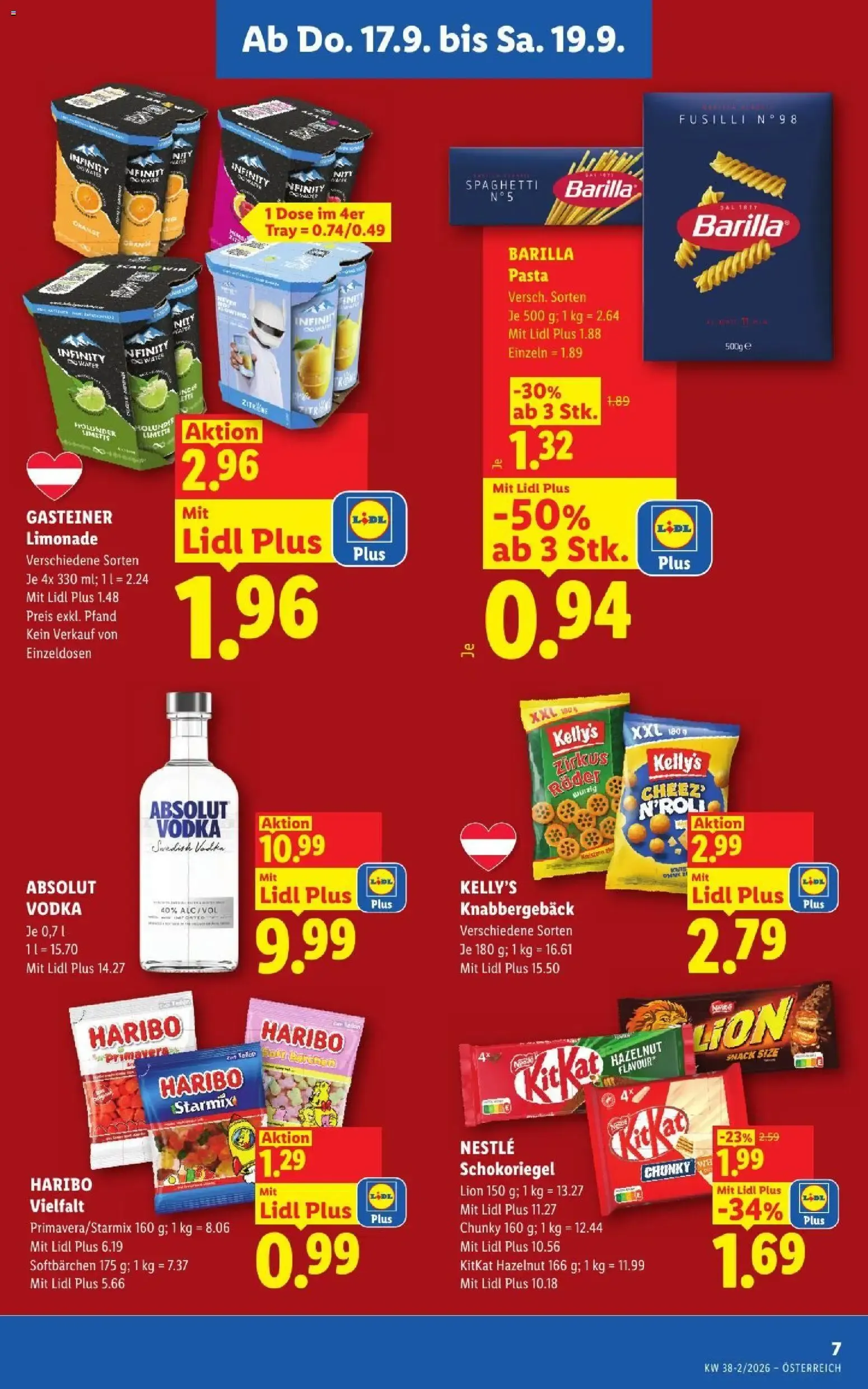 Lidl - Flugblatt ab 17.09.2026 - Angebote ab donnerstag von 17. September bis 19. September 2026 - Flugblätt seite  9
