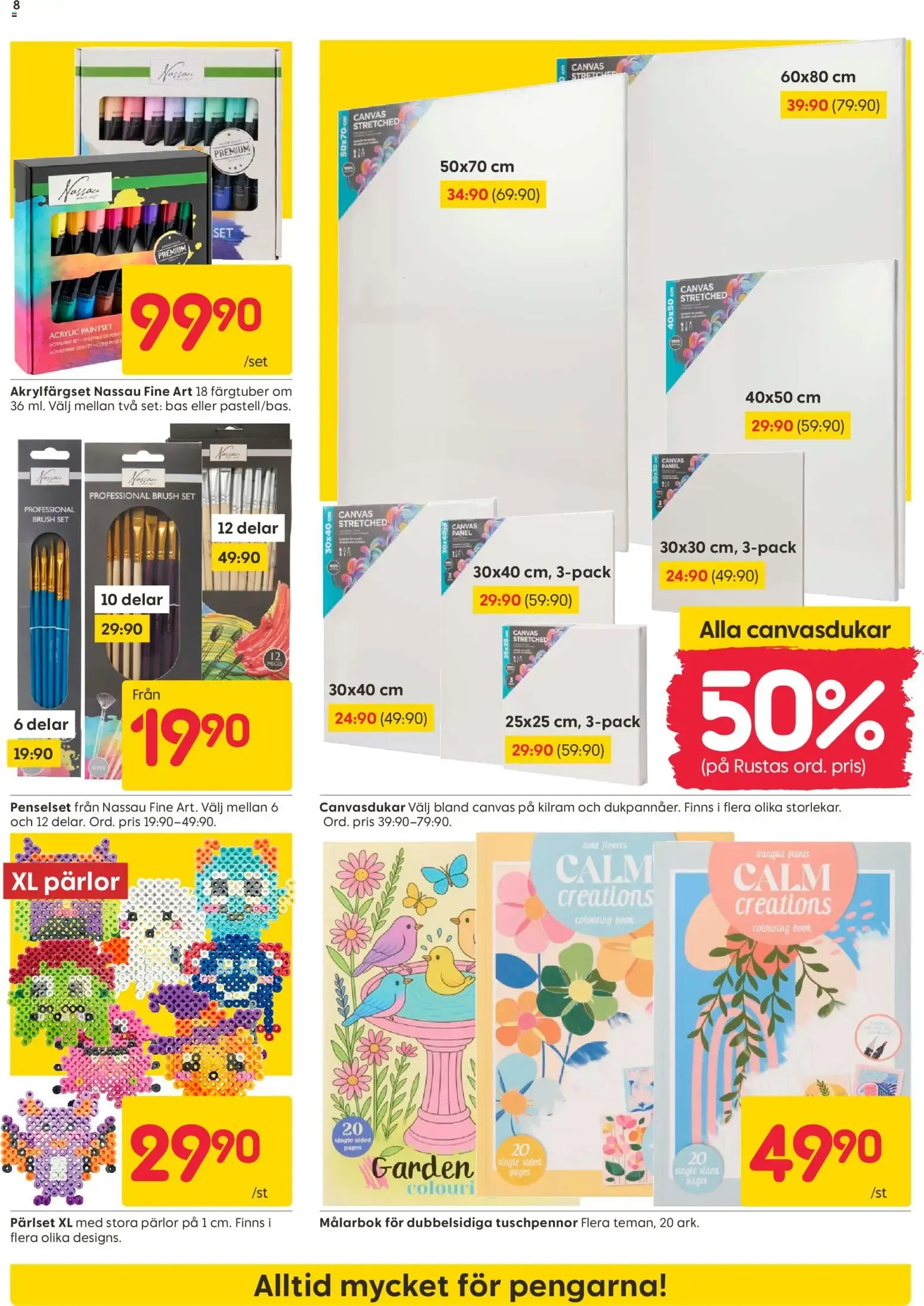 Rusta erbjudanden från 05/10/2026 - 11/10/2026 > Reklamblad nuvarande rabatter från 5 oktober till 11 oktober 2026 - Reklamblad sidor 8