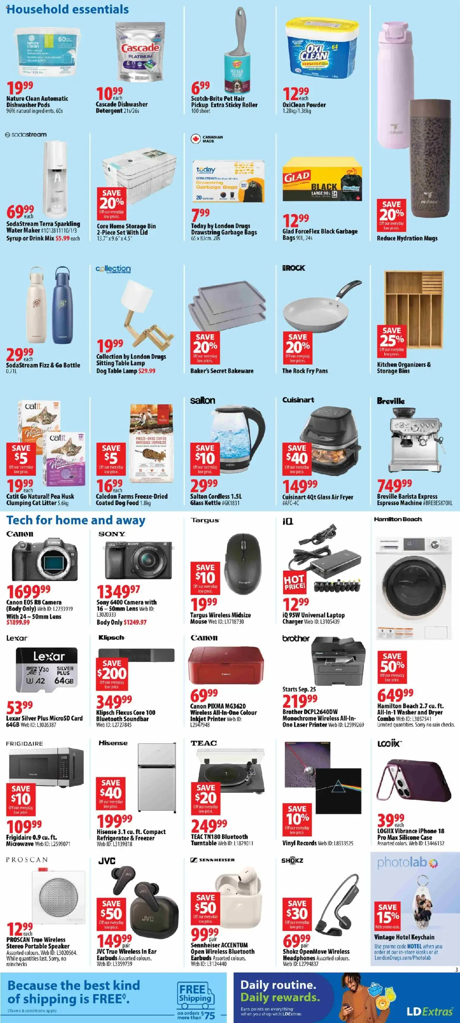 London Drugs weekly flyer / circulaire from Sep 24, 2026 > weekly specials & deals from September 24 to September 30 2026 - flyer page 4