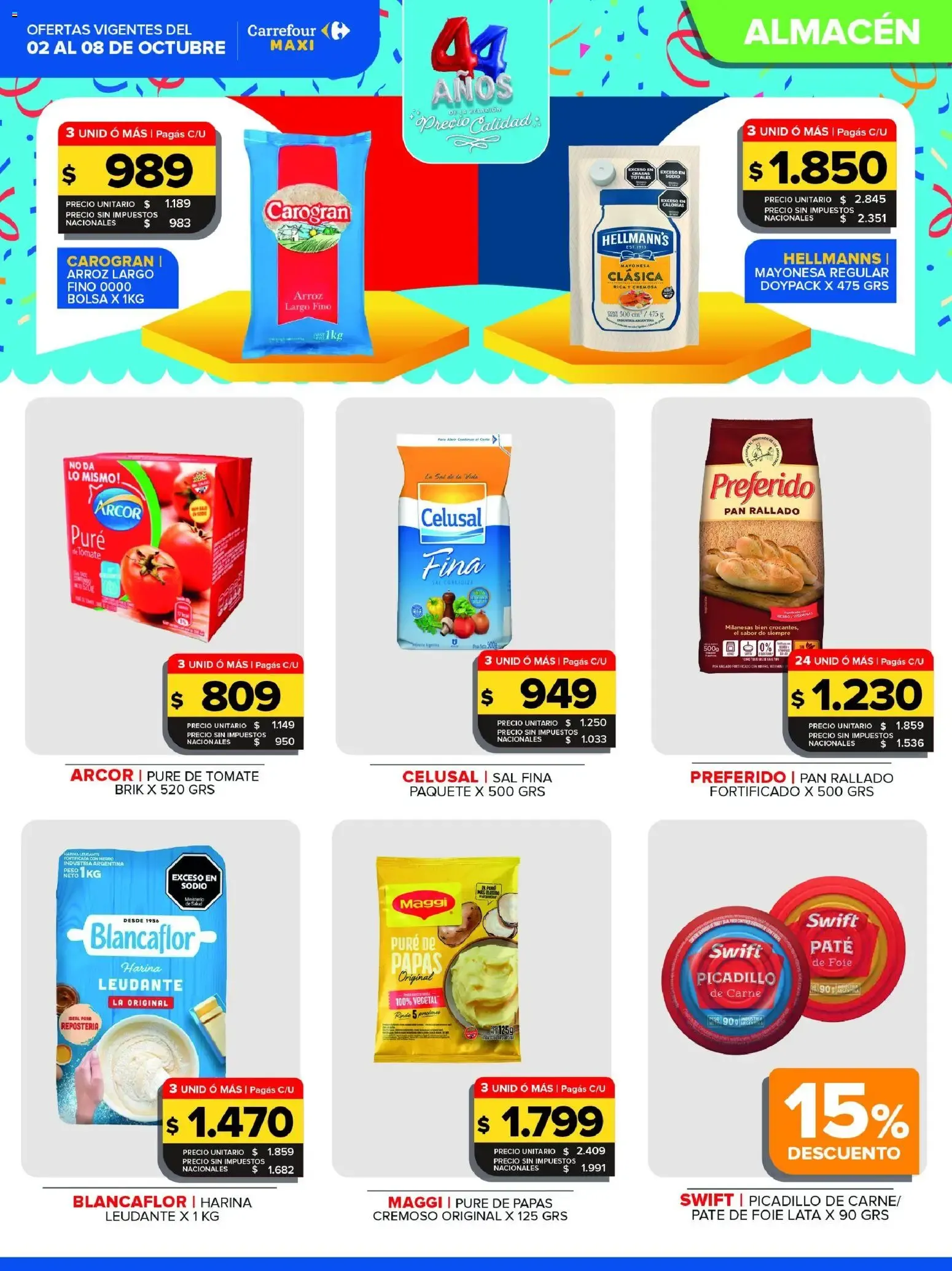 Ofertas de Carrefour Maxi catálogo del 02/10/2026 - 08/10/2026 2 de octubre al 8 de octubre 2026 - Página 9 del catálogo