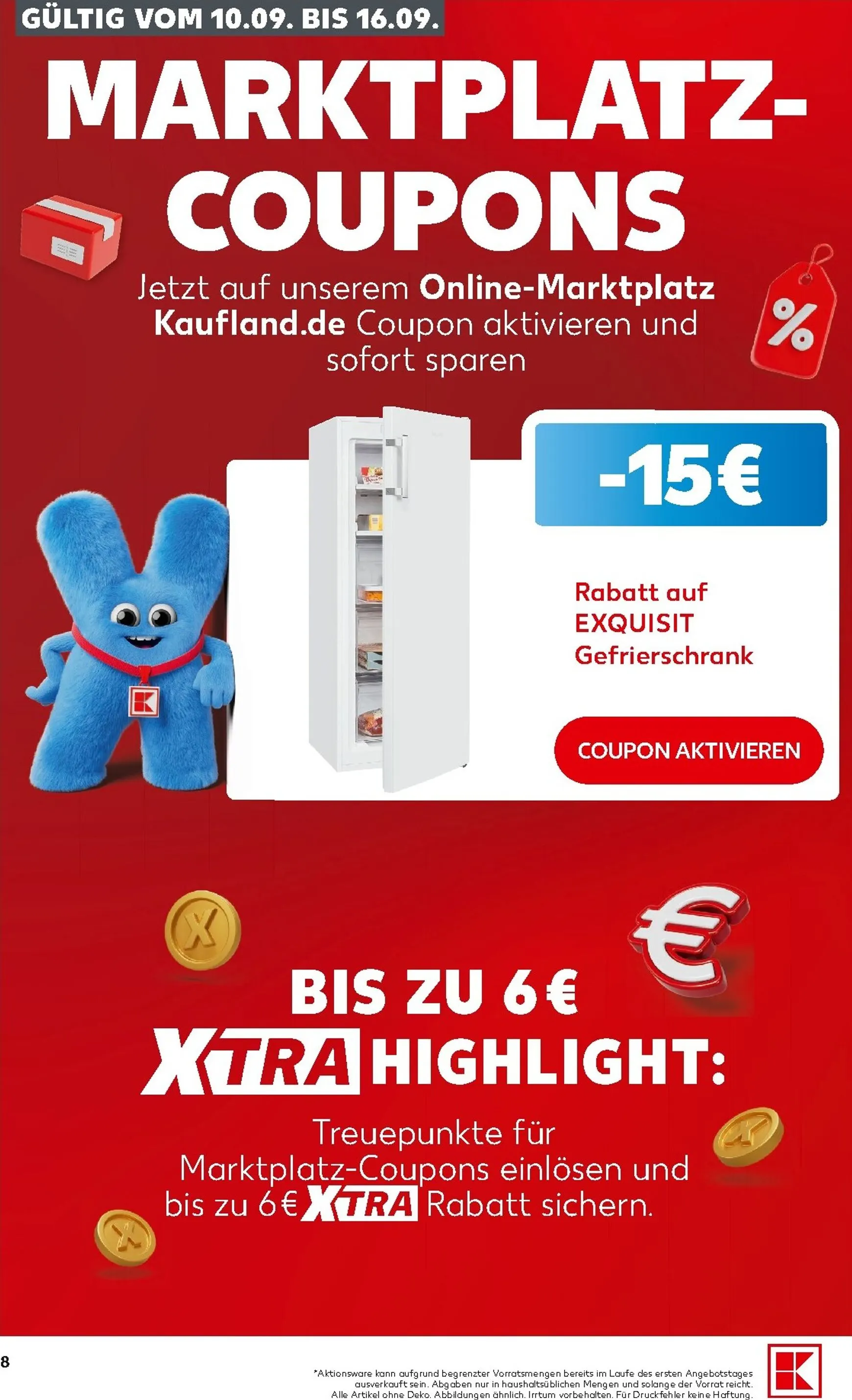 UNSERE XTRA SEPTEMBER HIGHLIGHTS von 3. September bis 16. September 2026 - Prospekt seite 8
