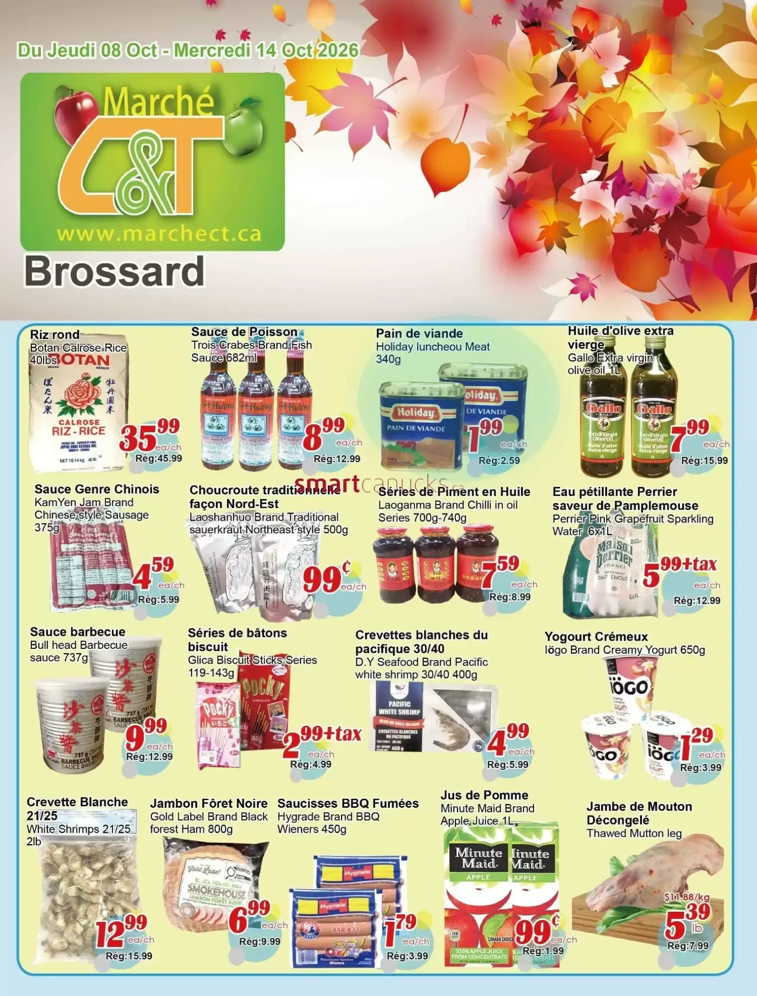 Marché C&T Brossard from October 8 to October 14 2026 - flyer page 1