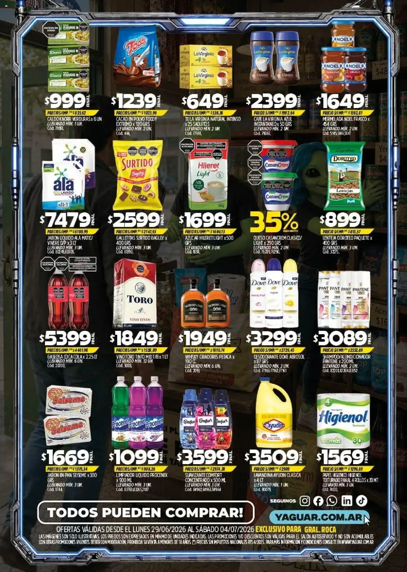 Ofertas de Yaguar - Oferta Semanal General Roca del 29/06/2026 - 04/07/2026 29 de junio al 4 de julio 2026 - Página 2 del catálogo