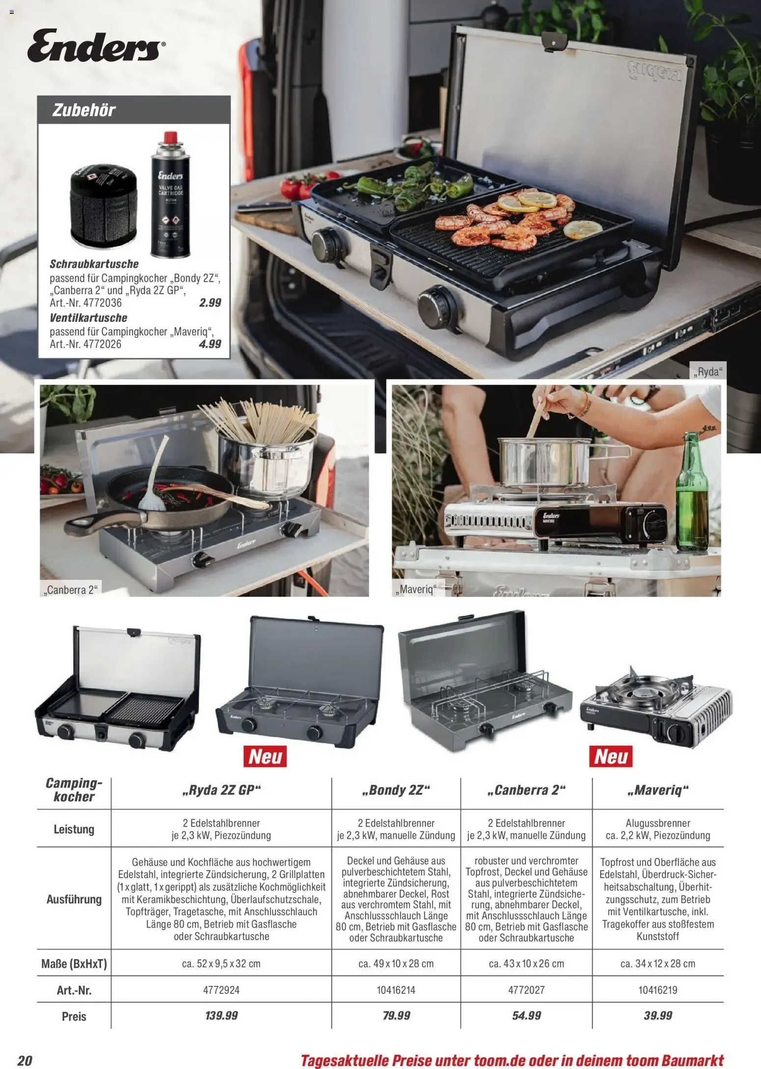 Toom Baumarkt Grills & Zubehör 2026 (ab 14.02.2026) zum Blättern von 14. Februar bis 31. Dezember 2026 - Prospekt seite 20