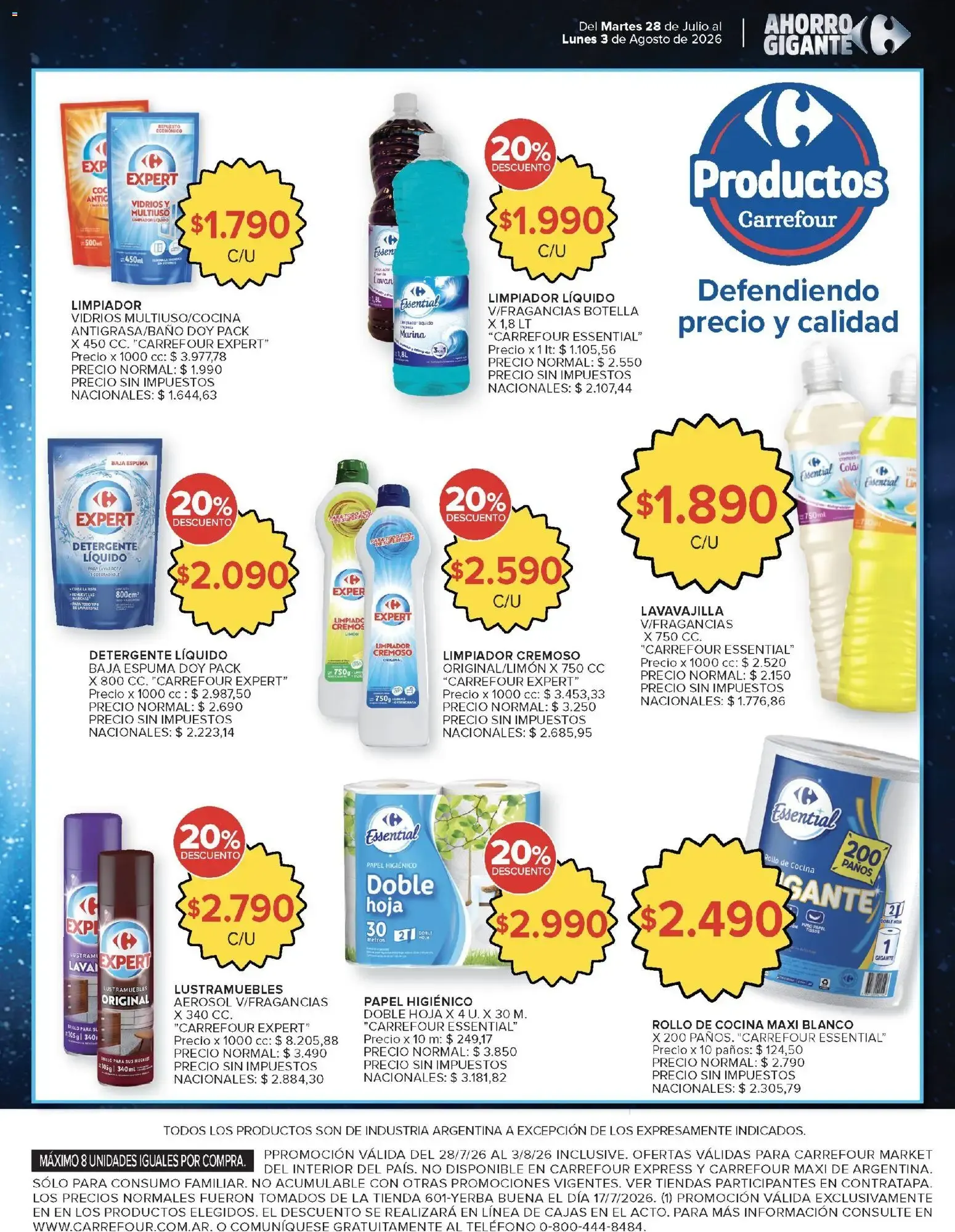 Ofertas de Carrefour Market catálogo del 28/07/2026 - 03/08/2026 28 de julio al 3 de agosto 2026 - Página 16 del catálogo