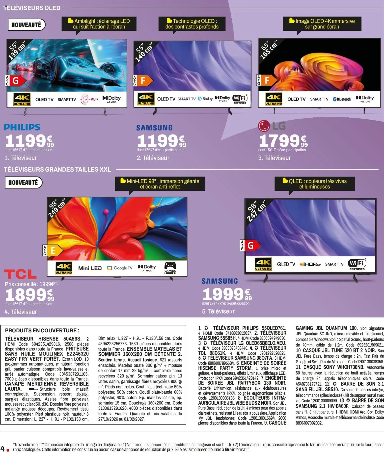 BUT Black November du 27 octobre au 4 janvier 2027 - Catalogue page 4