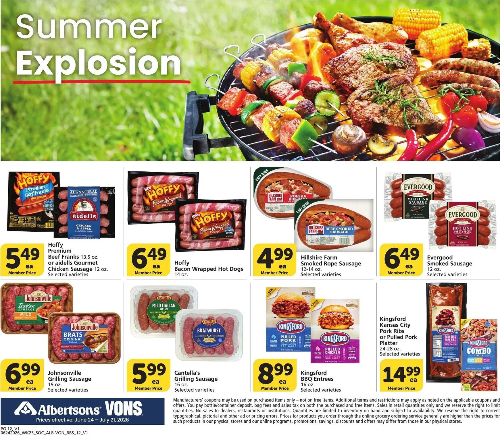 Weekly ad Current Vons - Big Book of Savings leaflet valid from Wednesday 06/24/2026 to Tuesday 07/21/2026 from June 24 to July 21 2026 - Page 12