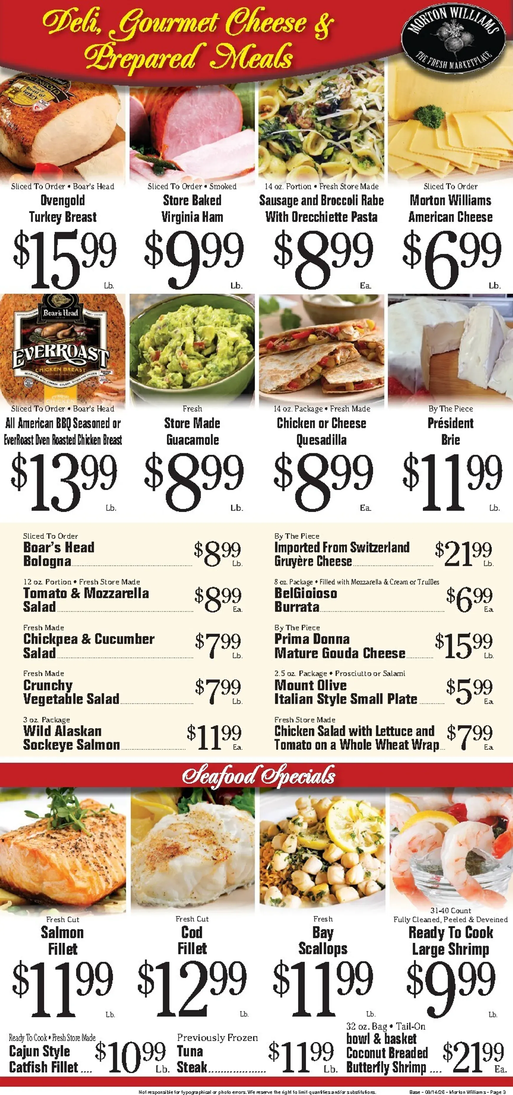 Weekly ad Current Morton Williams - Manhattan / Jersey City leaflet valid from Friday 08/14/2026 to Thursday 08/20/2026 from August 14 to August 20 2026 - Page 3