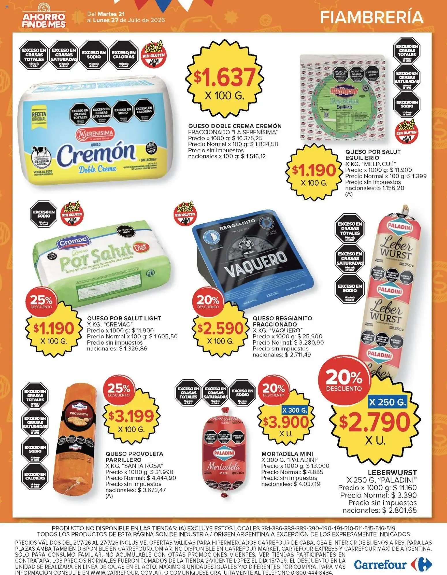 Ofertas de Carrefour - AHORRO FIN DE MES || del 21/07/2026 - 28/07/2026 || Promociones 21 de julio al 27 de julio 2026 - Página 5 del catálogo