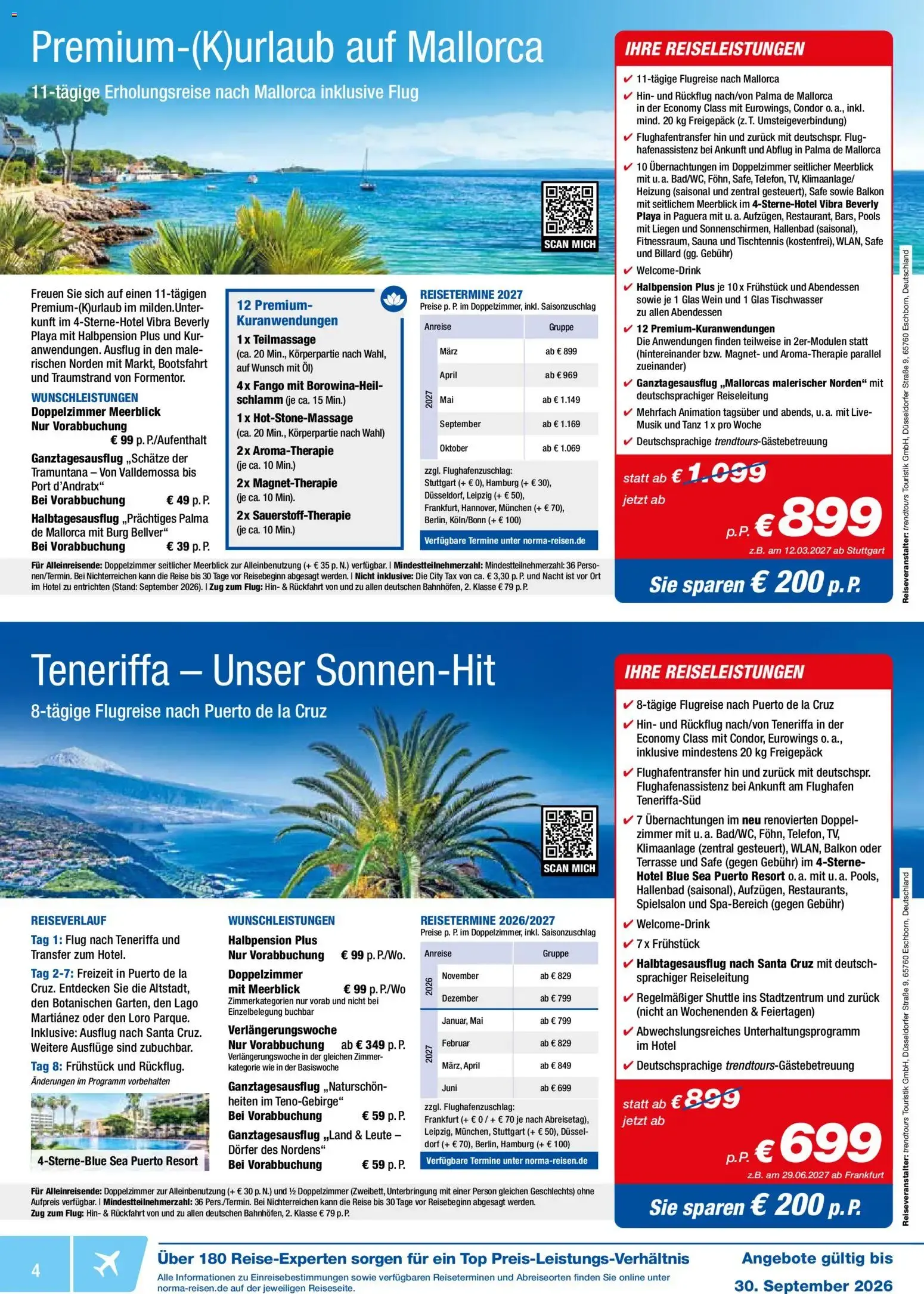 Norma Reisen (ab 01.09.2026) zum blättern » Angebote von 1. September bis 30. September 2026 - Prospekt seite 4