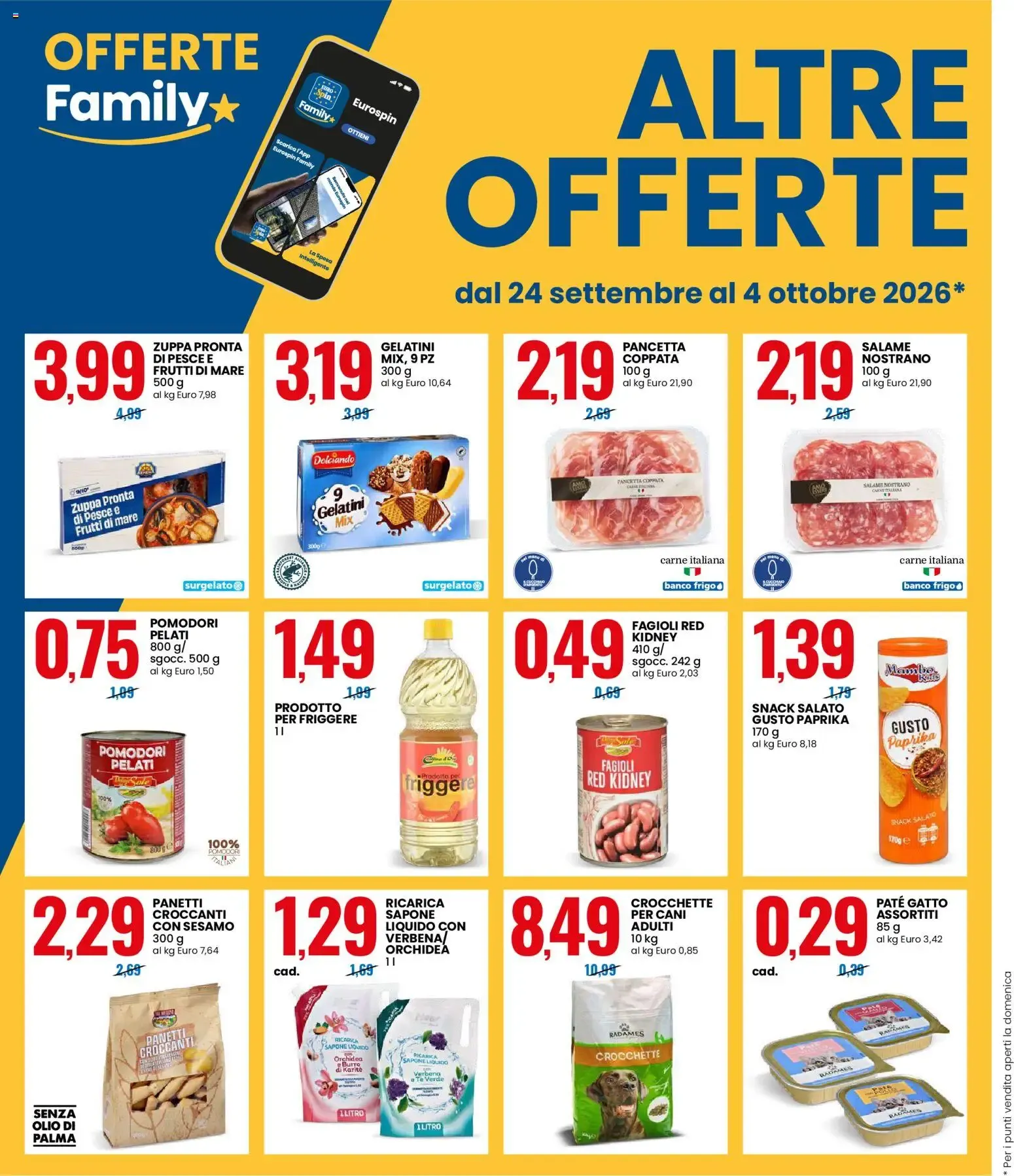 Volantino Eurospin dal 24/09/2026 > Nuovo Offerte > Anteprima da 24 settembre a 4 ottobre di 2026 - Pagina del volantino 12