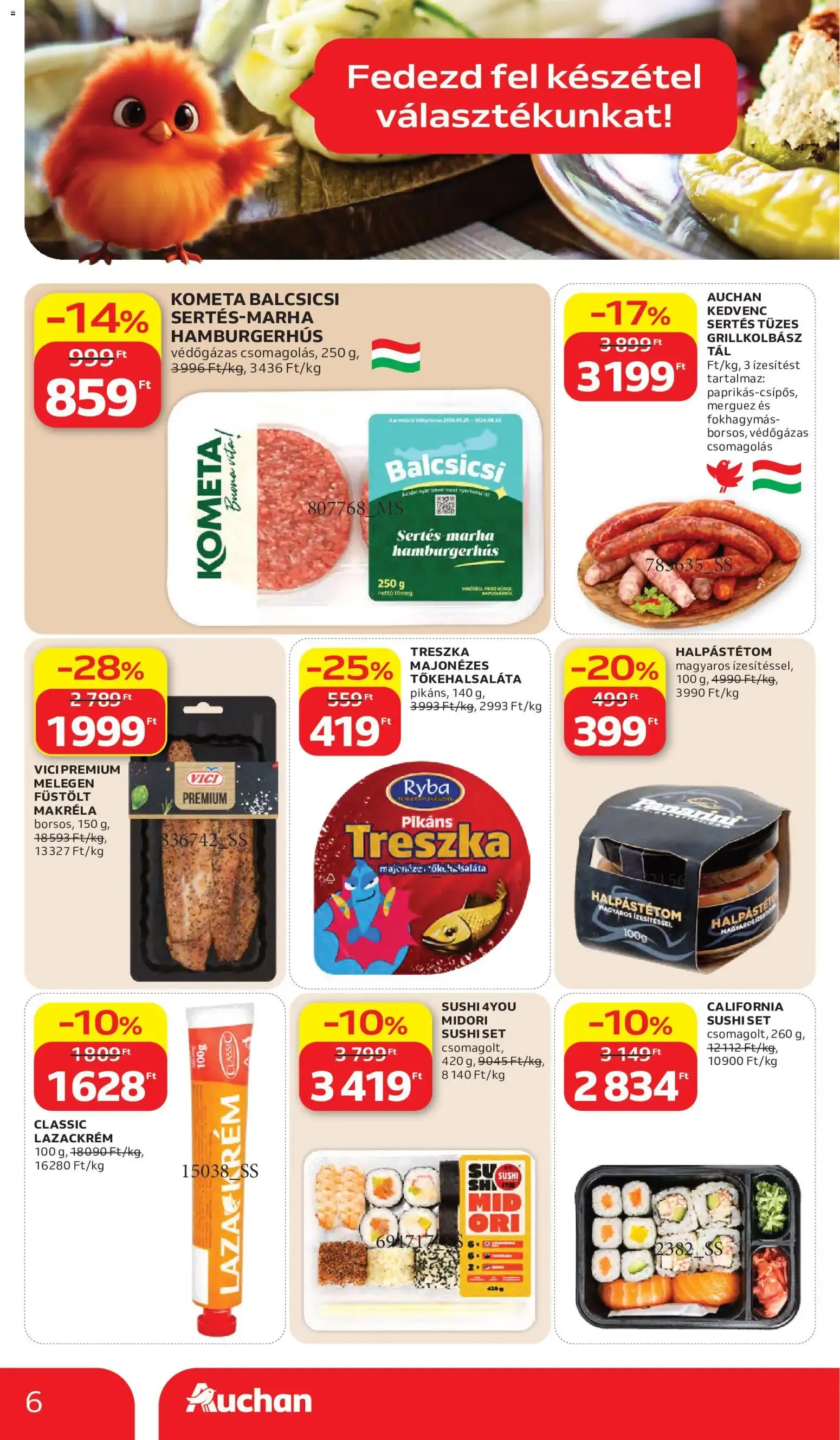 Katalógus Auchan Hipermarket Akciós Újság október 15.-tól október 21.-ig 2026. - Oldal 6