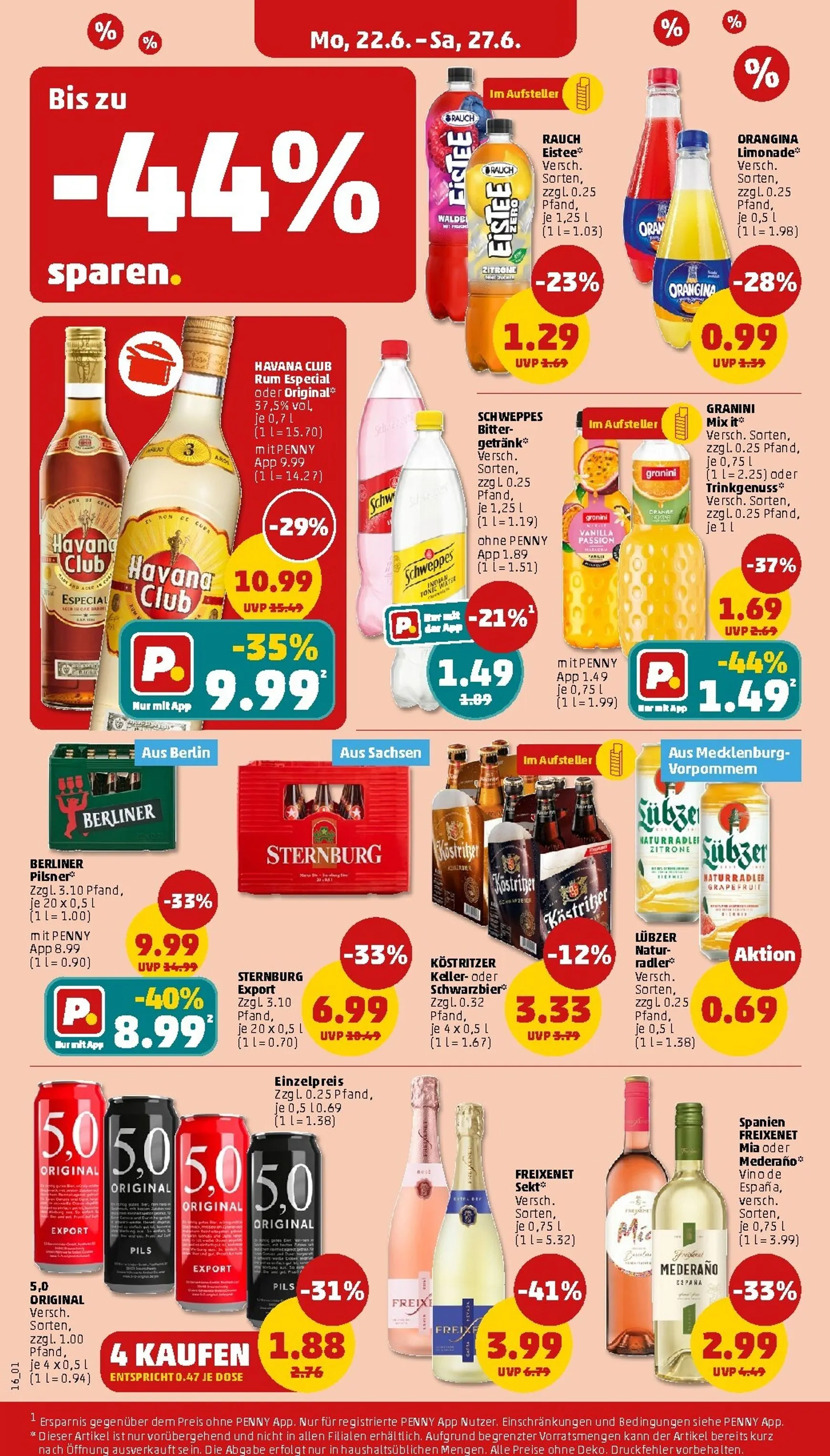 PENNY Prospekt nächste Woche – von Montag 22.06.2026 bis Samstag 27.06.2026 von 22. Juni bis 27. Juni 2026 - Prospekt seite 16