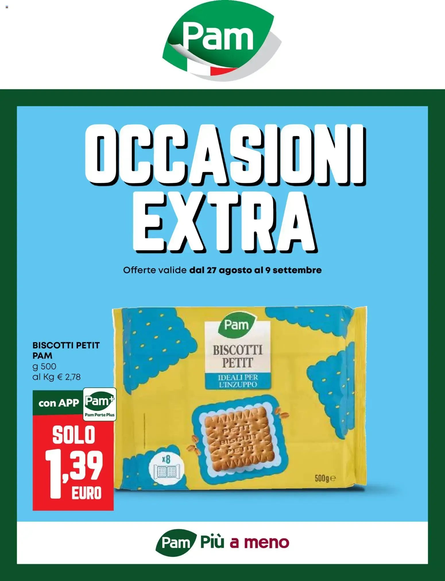 Pam Occasioni Extra da 27 agosto a 9 settembre di 2026 - Pagina del volantino 1