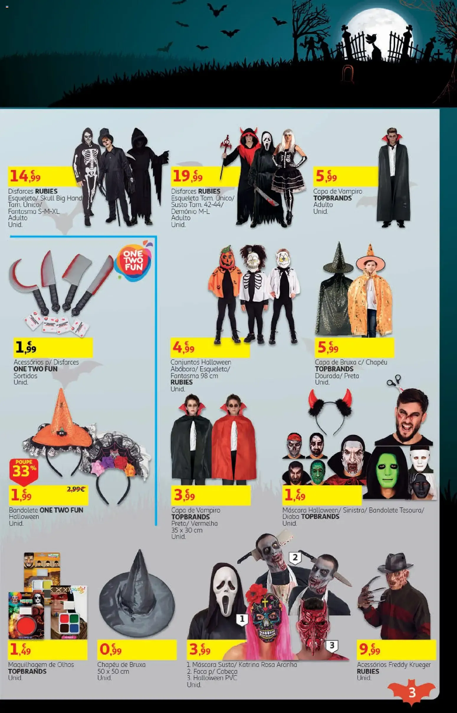 Folheto Auchan Halloween » de 21/10/2026 - 31/10/2026 de 21 de outubro até 31 de outubro 2026 - Pagina 3