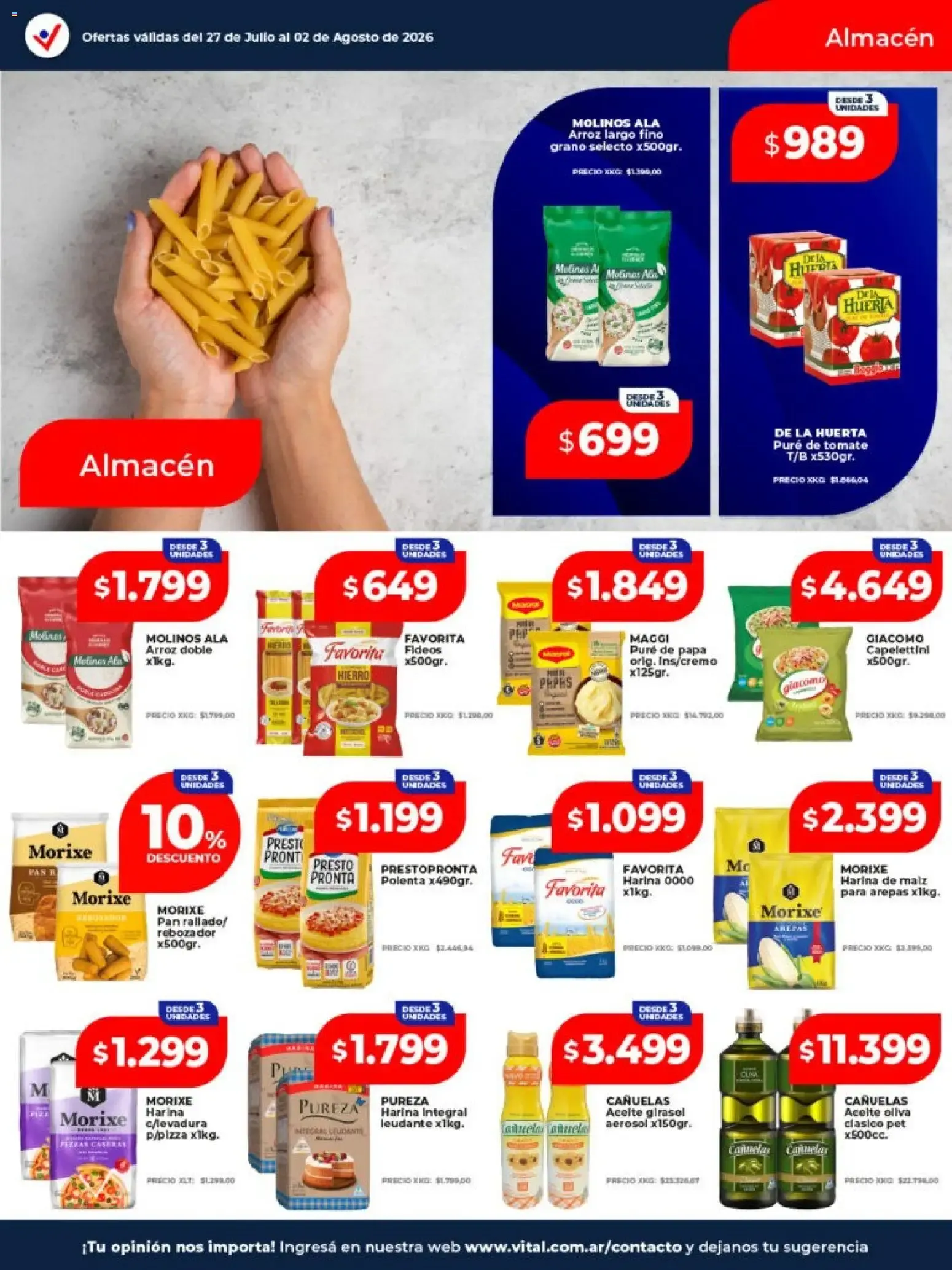 Ofertas de Vital Supermayorista - El Mayorista de Tu Ahorro 27 de julio al 2 de agosto 2026 - Página 13 del catálogo