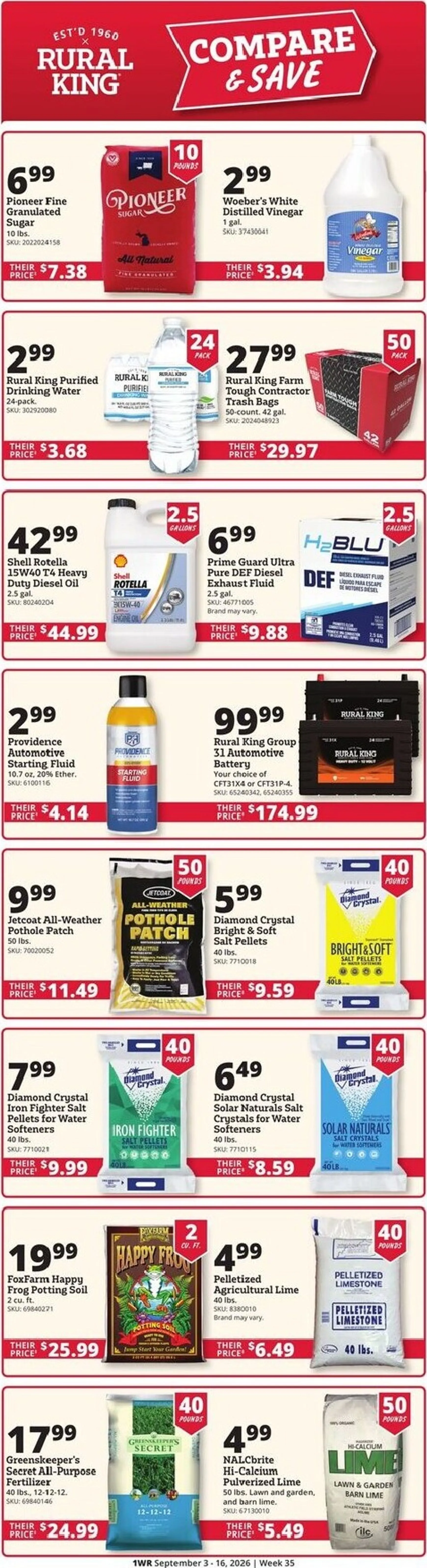 Rural King Compare & Save