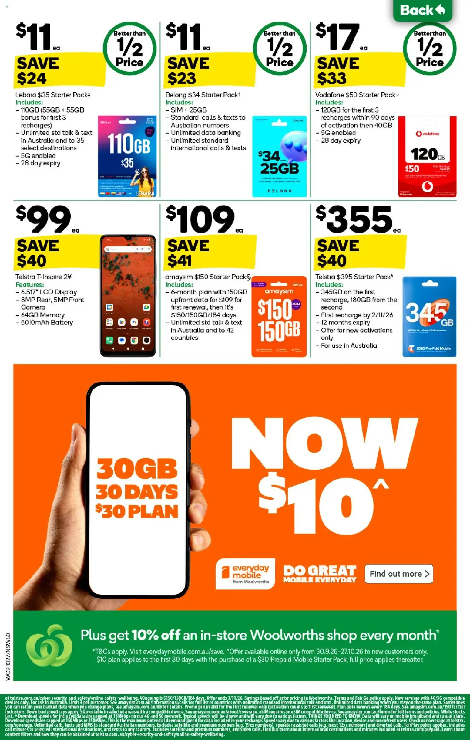 Woolworths Specials Catalogue - Catalogue valid from 21 October to 27 October 2026 - page 50