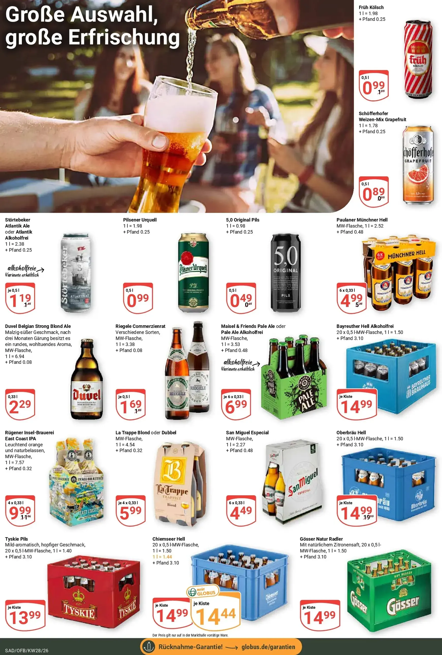 Globus - Schwandorf Prospekt – von Montag 06.07.2026 bis Samstag 11.07.2026 von 6. Juli bis 11. Juli 2026 - Prospekt seite 18