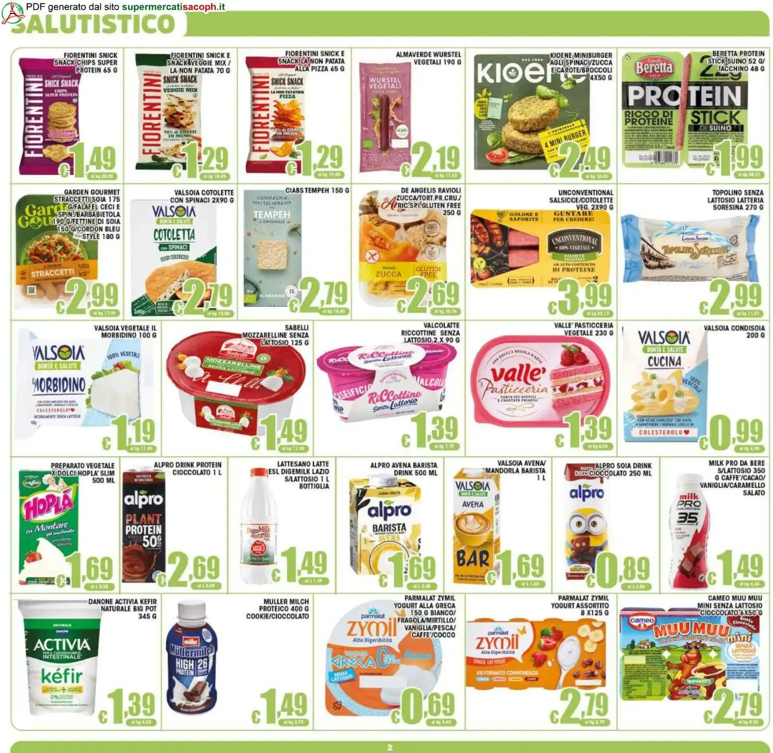 Sacoph volantino dal 12/08/2026 - online Offerte da 12 agosto a 20 agosto di 2026 - Pagina del volantino 2