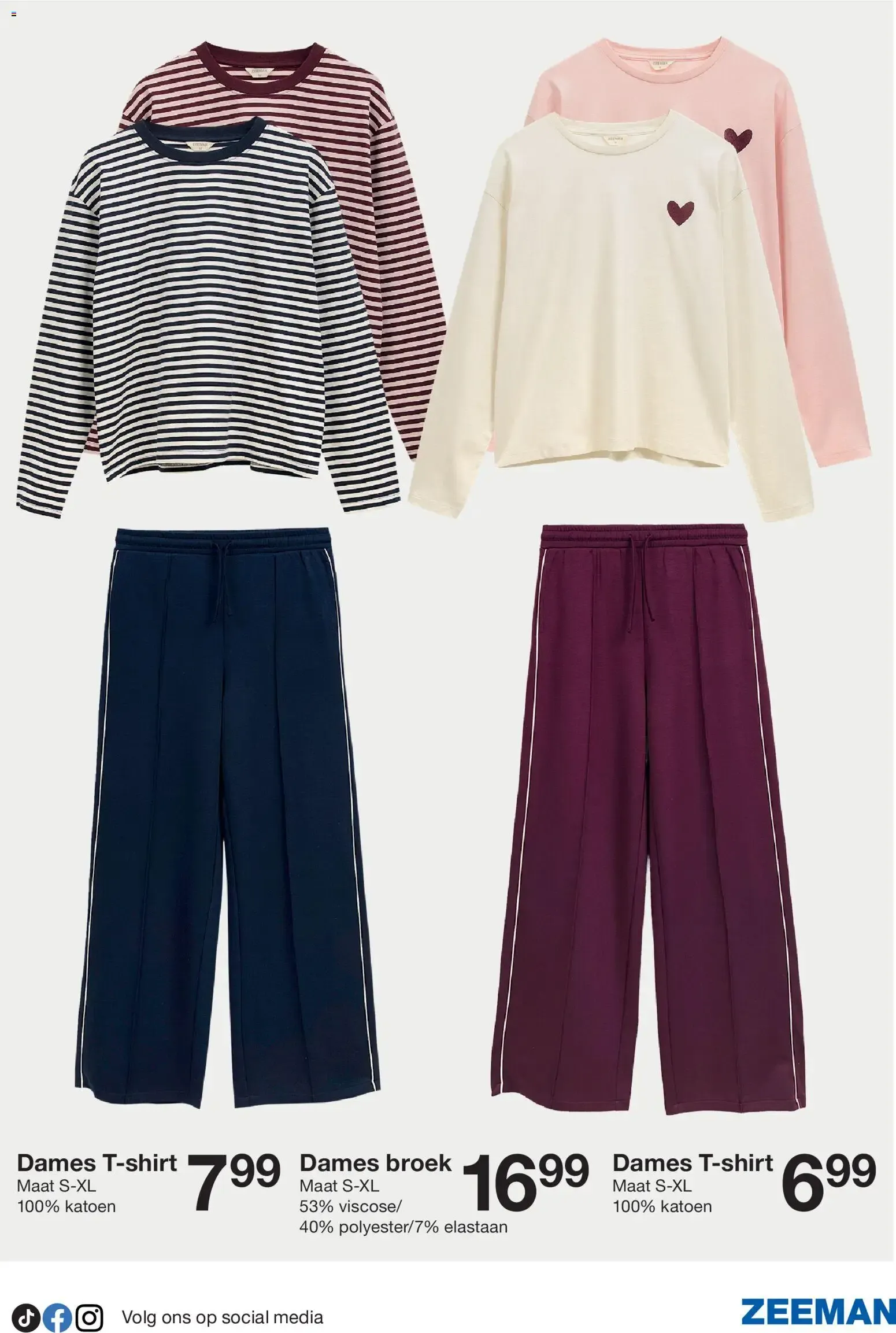 Zeeman: Zachte kleuren en sportieve outfits van 5 september tot 11 september 2026 - Folder pagina 9