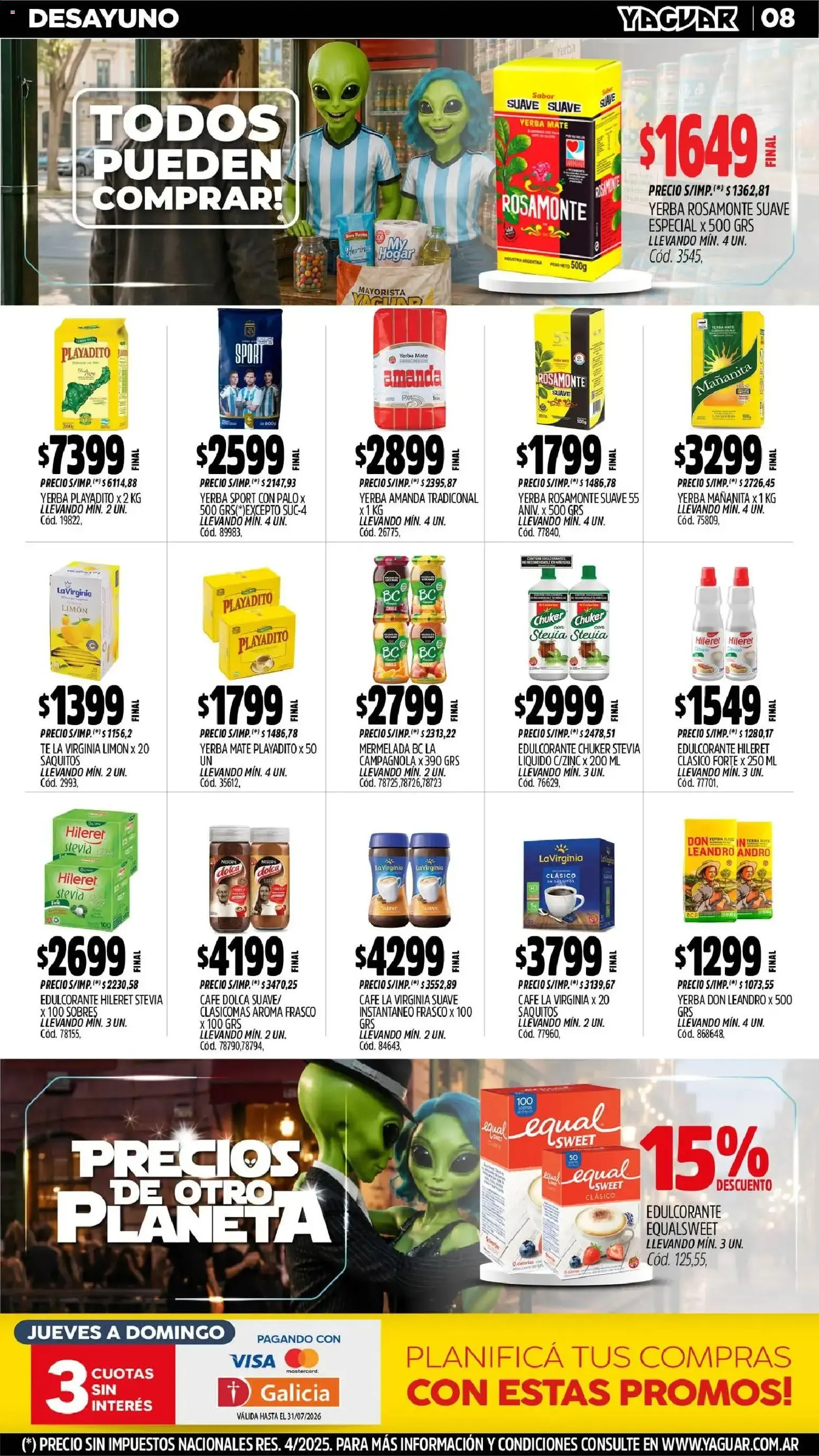 Ofertas de Yaguar - Oferta Semanal Chaco del 29/06/2026 - 04/07/2026 29 de junio al 4 de julio 2026 - Página 8 del catálogo