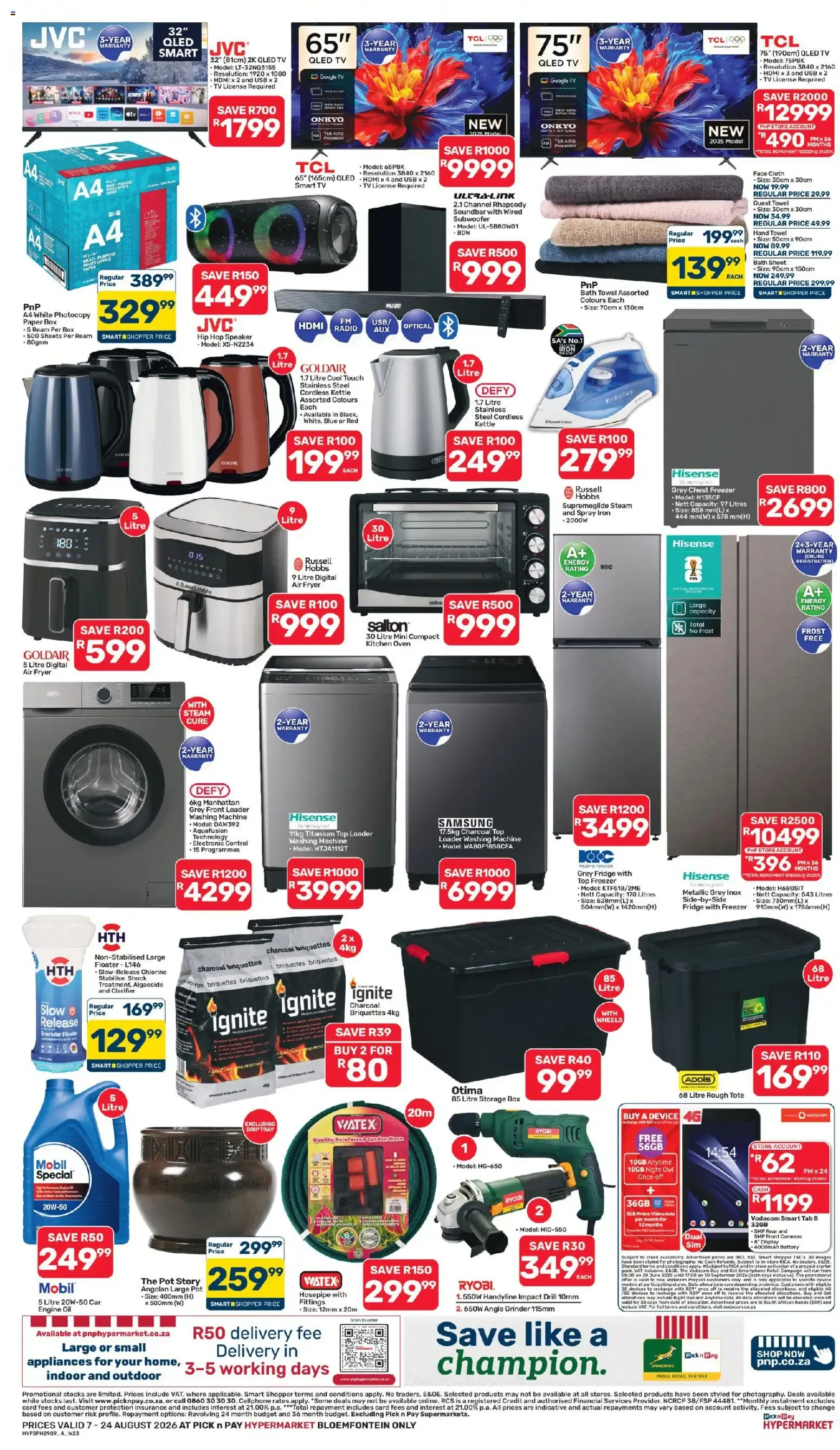 Pick n Pay Free State - Hypermarket Specials (07/08/2026 - 24/08/2026) Online from 7 August to 24 August 2026 - Catalogue Page 4
