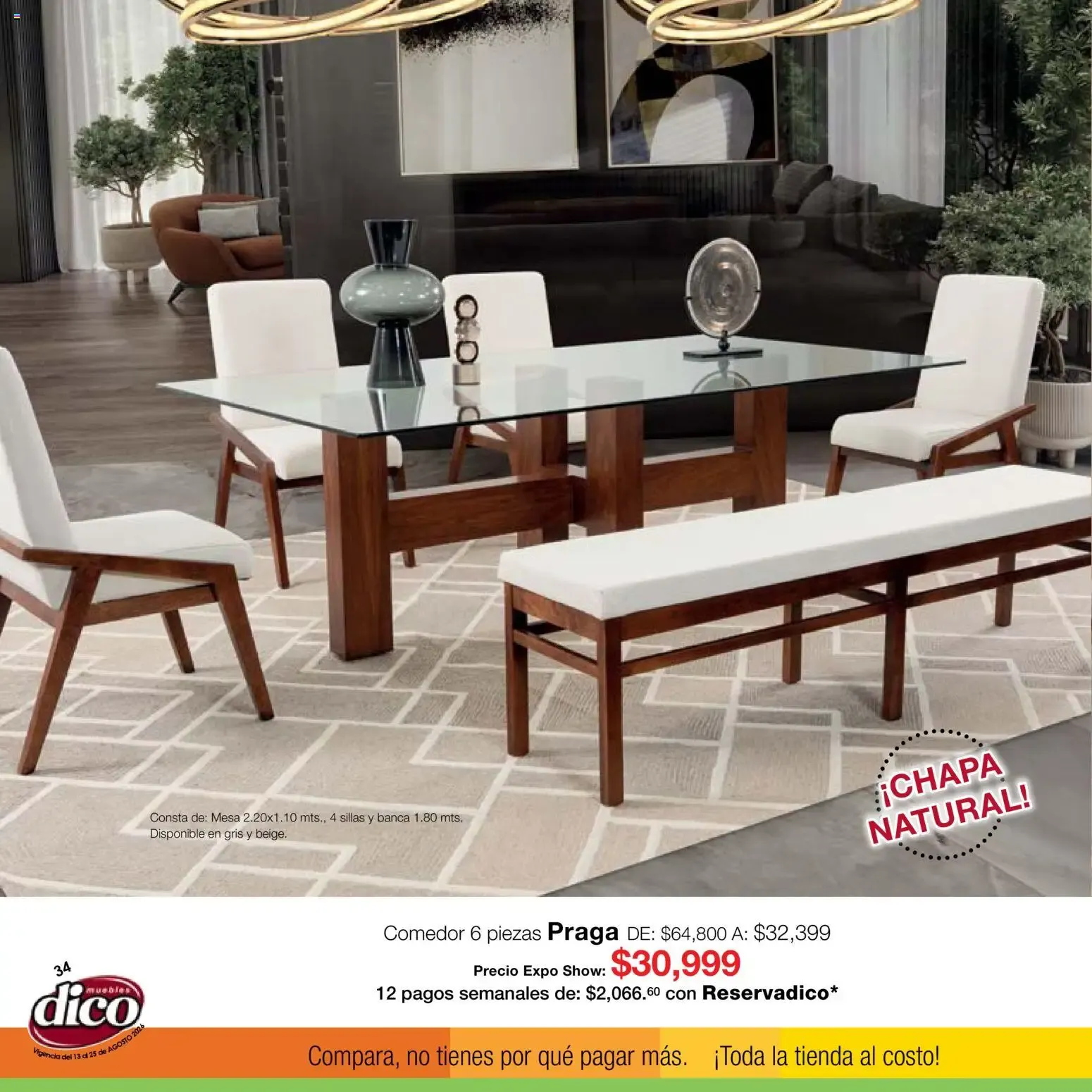 Catálogo de Muebles Dico catálogo Expo Show (13/08/2026 - 25/08/2026) - catálogo en línea 13 de agosto al 25 de agosto 2026 - Pagina 34