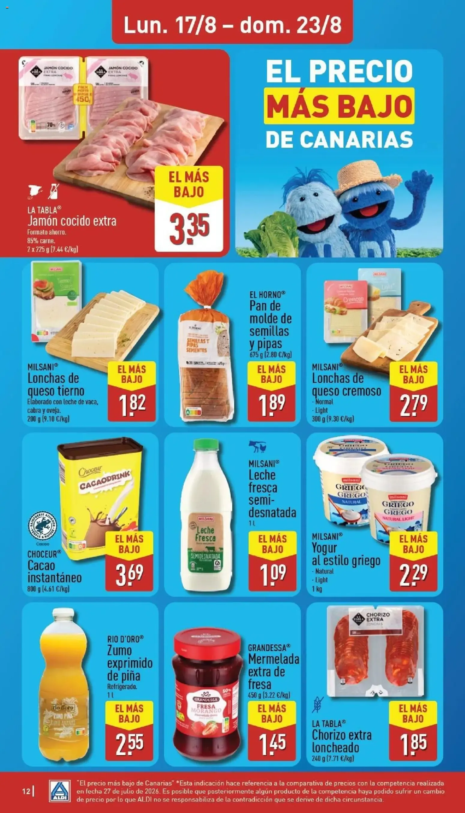 Catálogo de Aldi: Frescura a precios para tirarse a la piscina 17 de agosto al 23 de agosto 2026 - Página 12