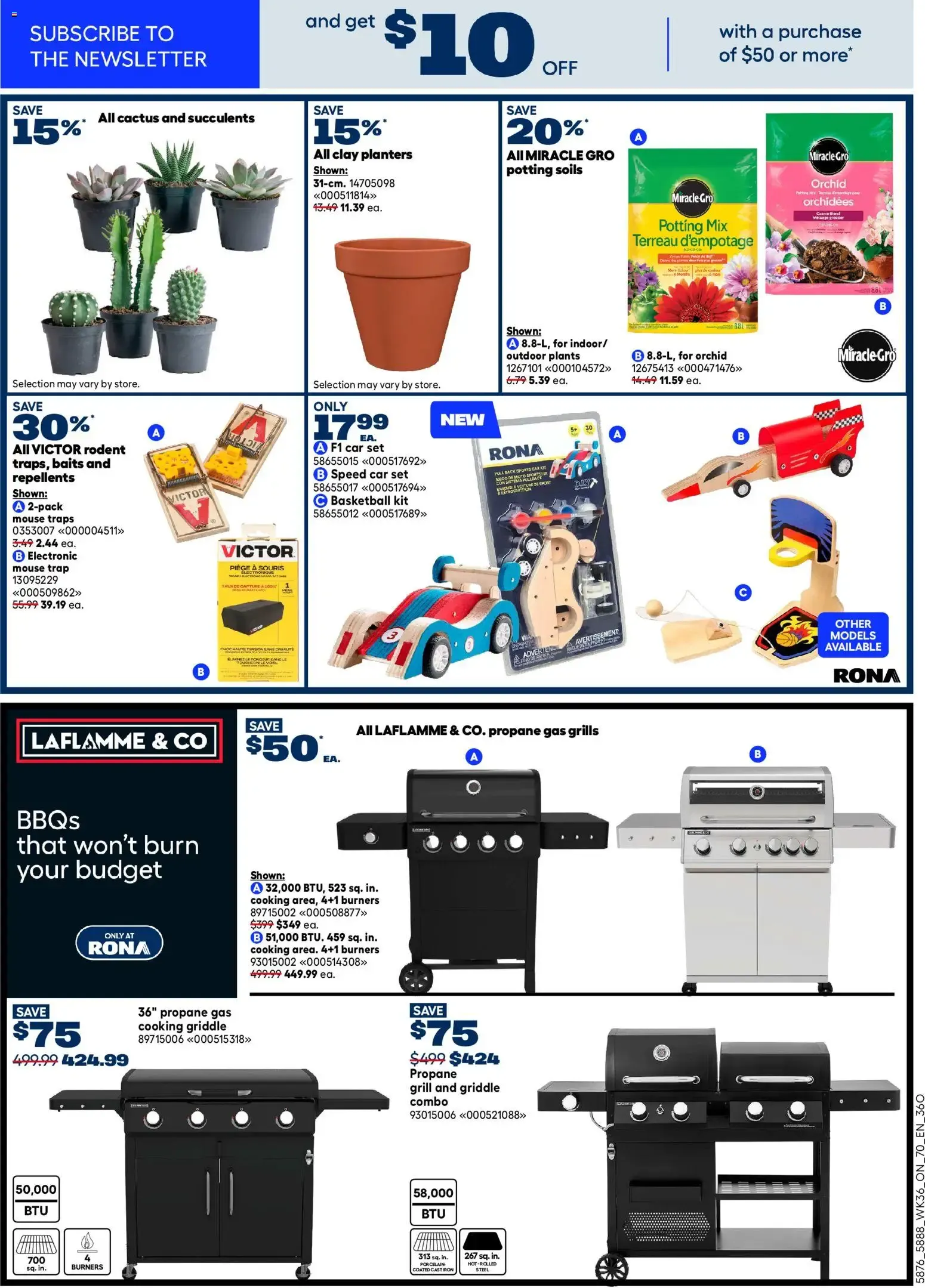 Rona weekly flyer from Oct 1, 2026 > weekly specials & deals from October 1 to October 14 2026 - flyer page 9