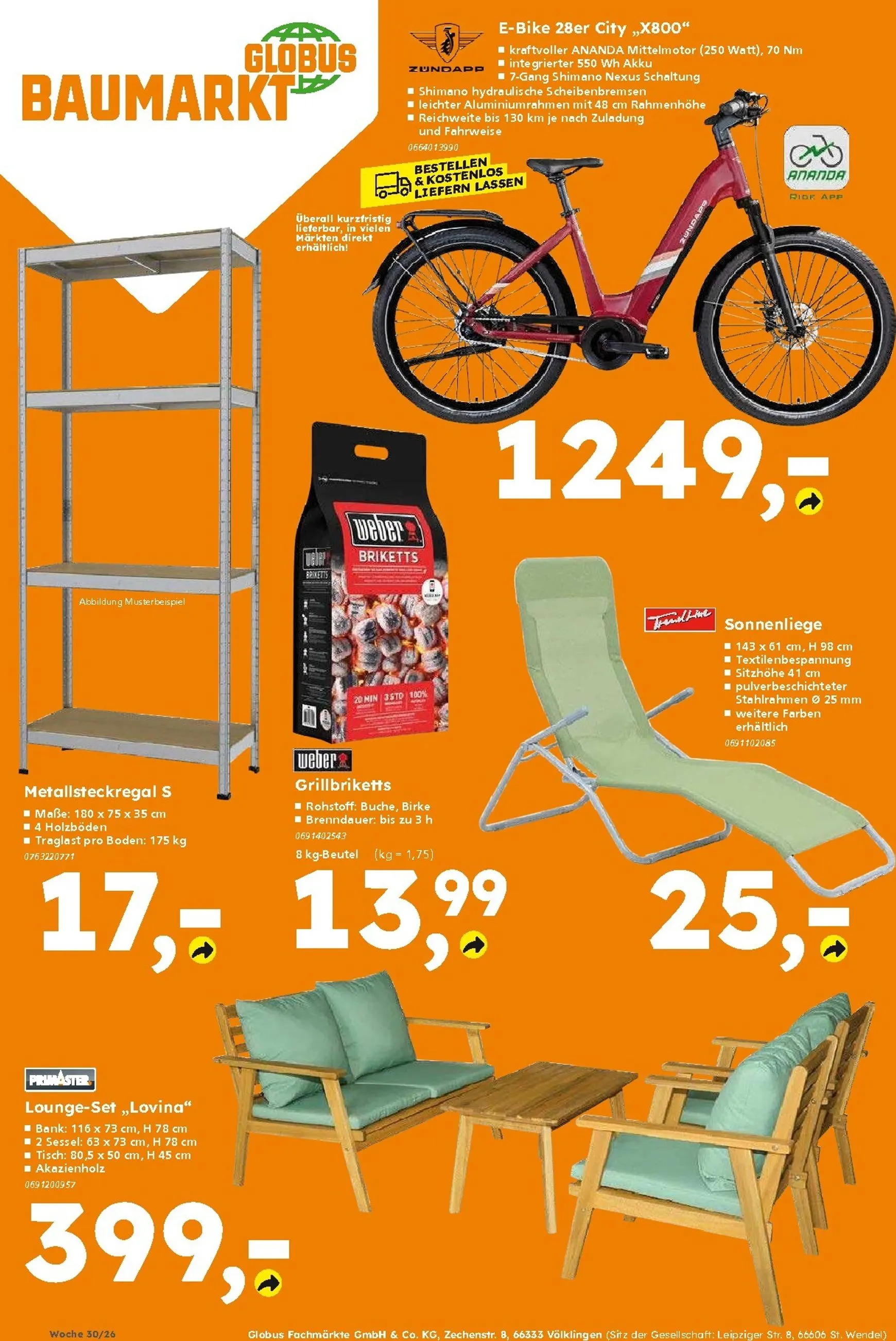 Globus Baumarkt Prospekt – von Sonntag 19.07.2026 bis Samstag 25.07.2026 von 19. Juli bis 25. Juli 2026 - Prospekt seite 8