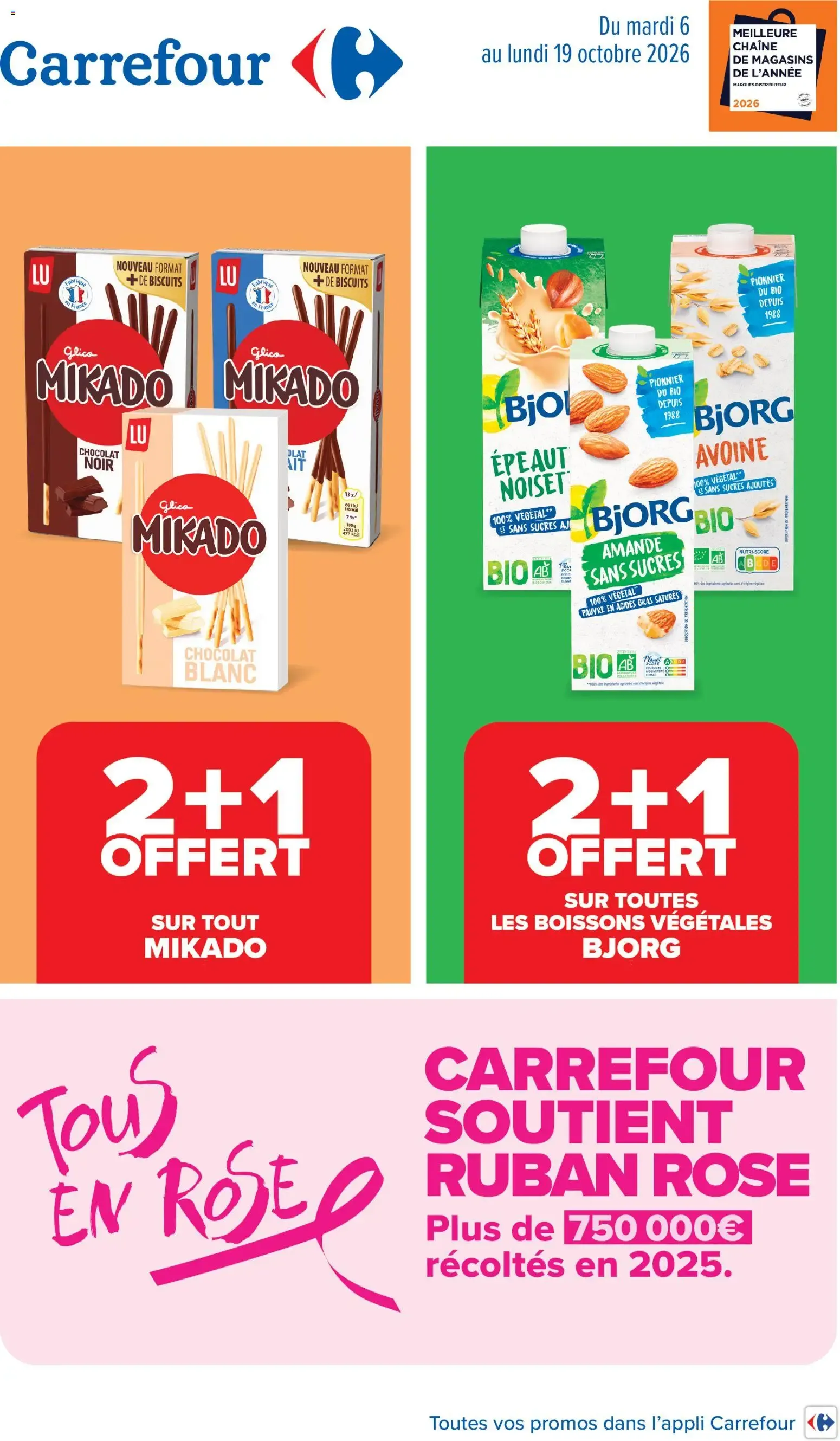 Carrefour catalogue à partir du 06/10/2026 - promo en ligne du 6 octobre au 19 octobre 2026 - Catalogue page 1
