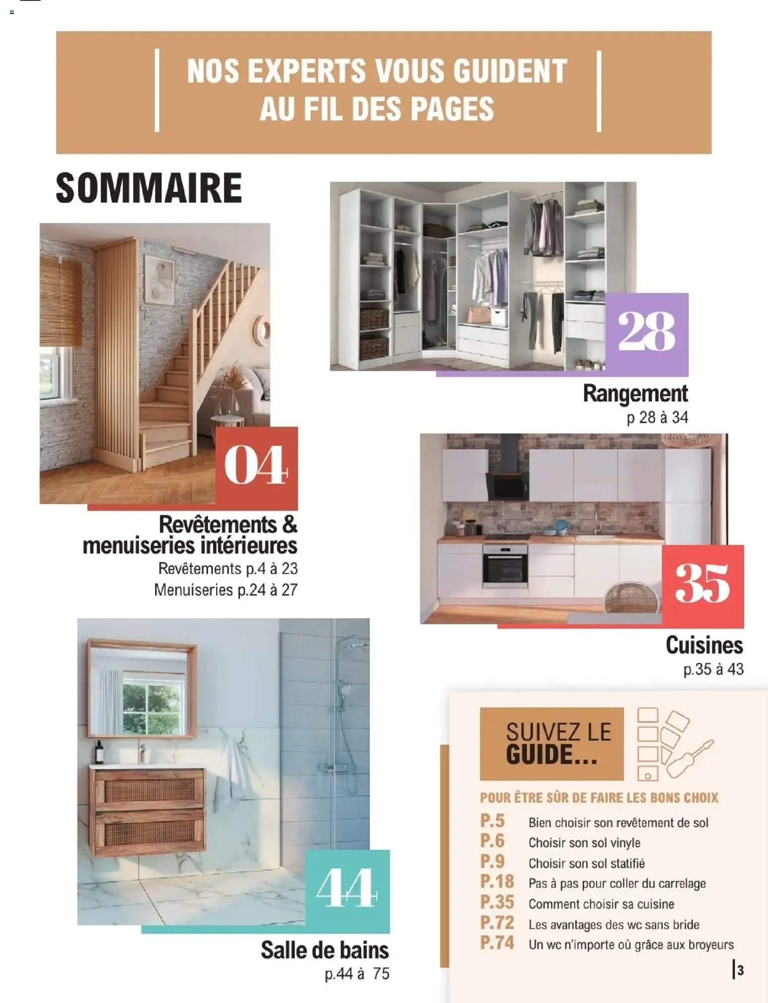 Brico E.Leclerc - Guide aménagement intérieur à partir du 06/01/2026 - promo en ligne du 6 janvier au 7 février 2026 - Catalogue page 3