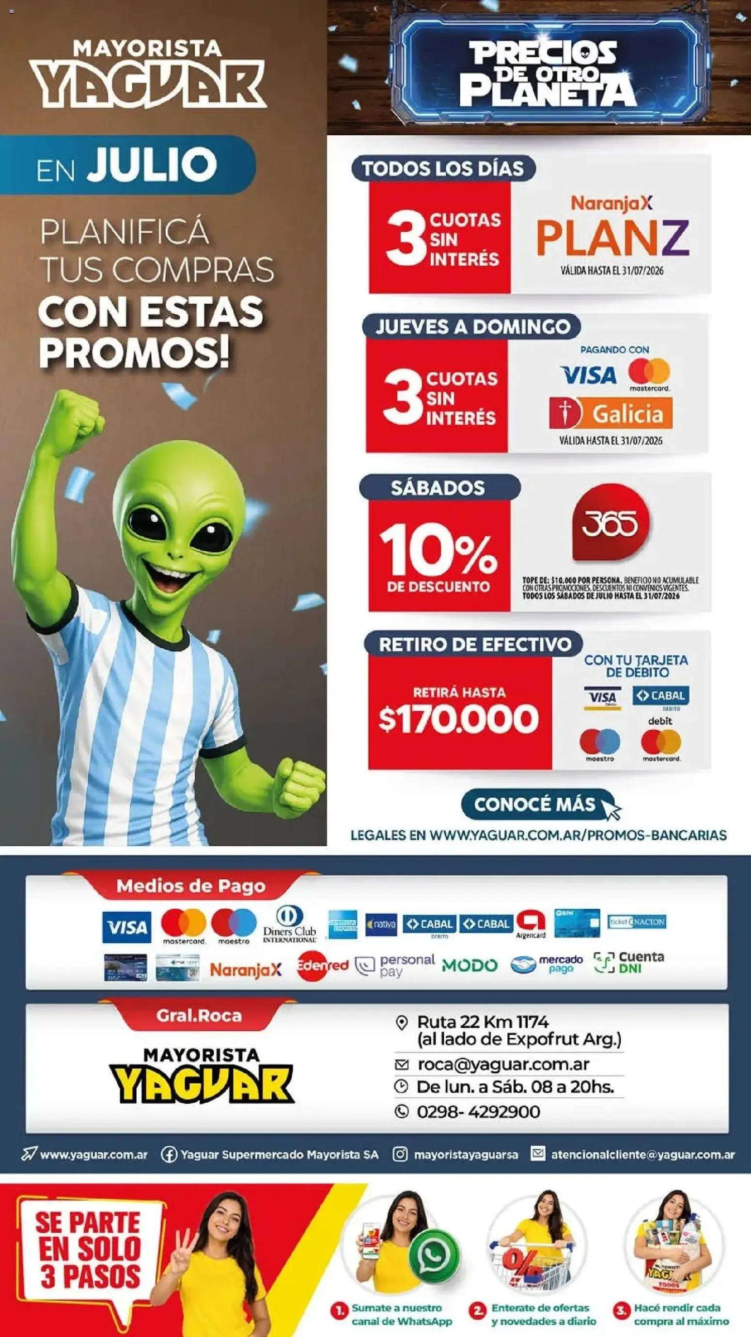 Ofertas de Yaguar - Oferta Semanal General Roca del 13/07/2026 - 18/07/2026 13 de julio al 18 de julio 2026 - Página 20 del catálogo