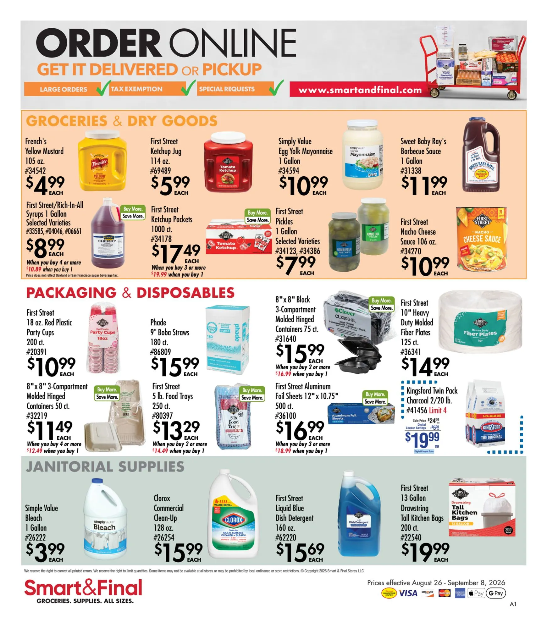 Weekly ad Current Smart & Final - Business & Club Savings leaflet valid from Wednesday 08/26/2026 to Tuesday 09/08/2026 from August 26 to September 8 2026 - Page 2