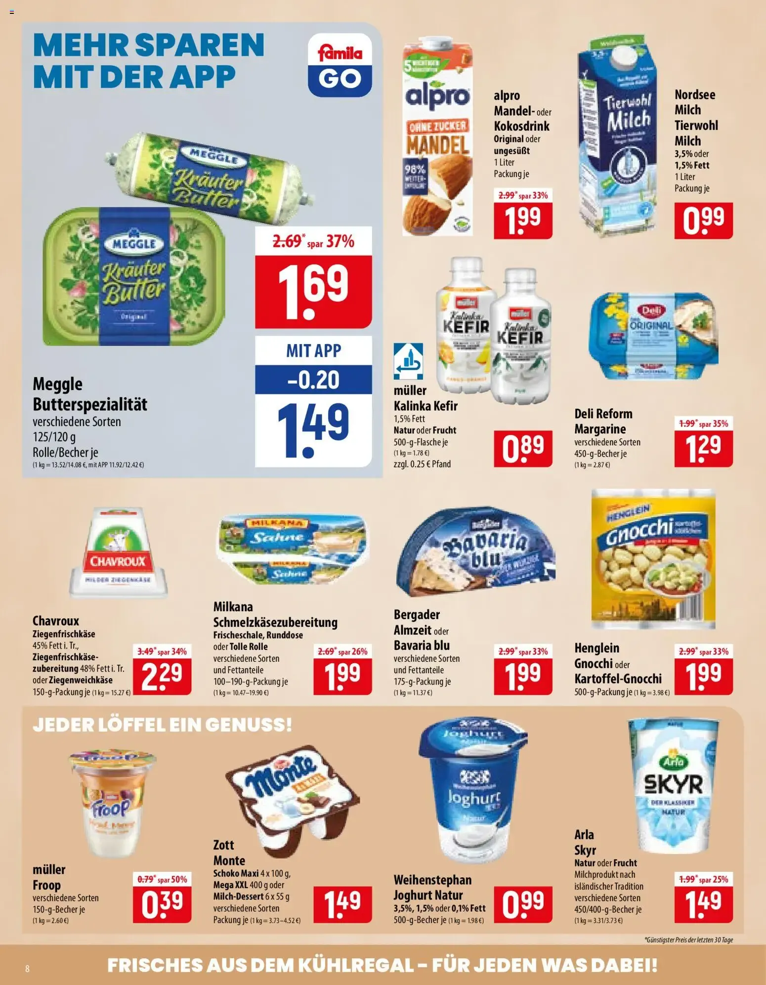 Famila besser als gut! von 27. Juli bis 1. August 2026 - Prospekt seite 8