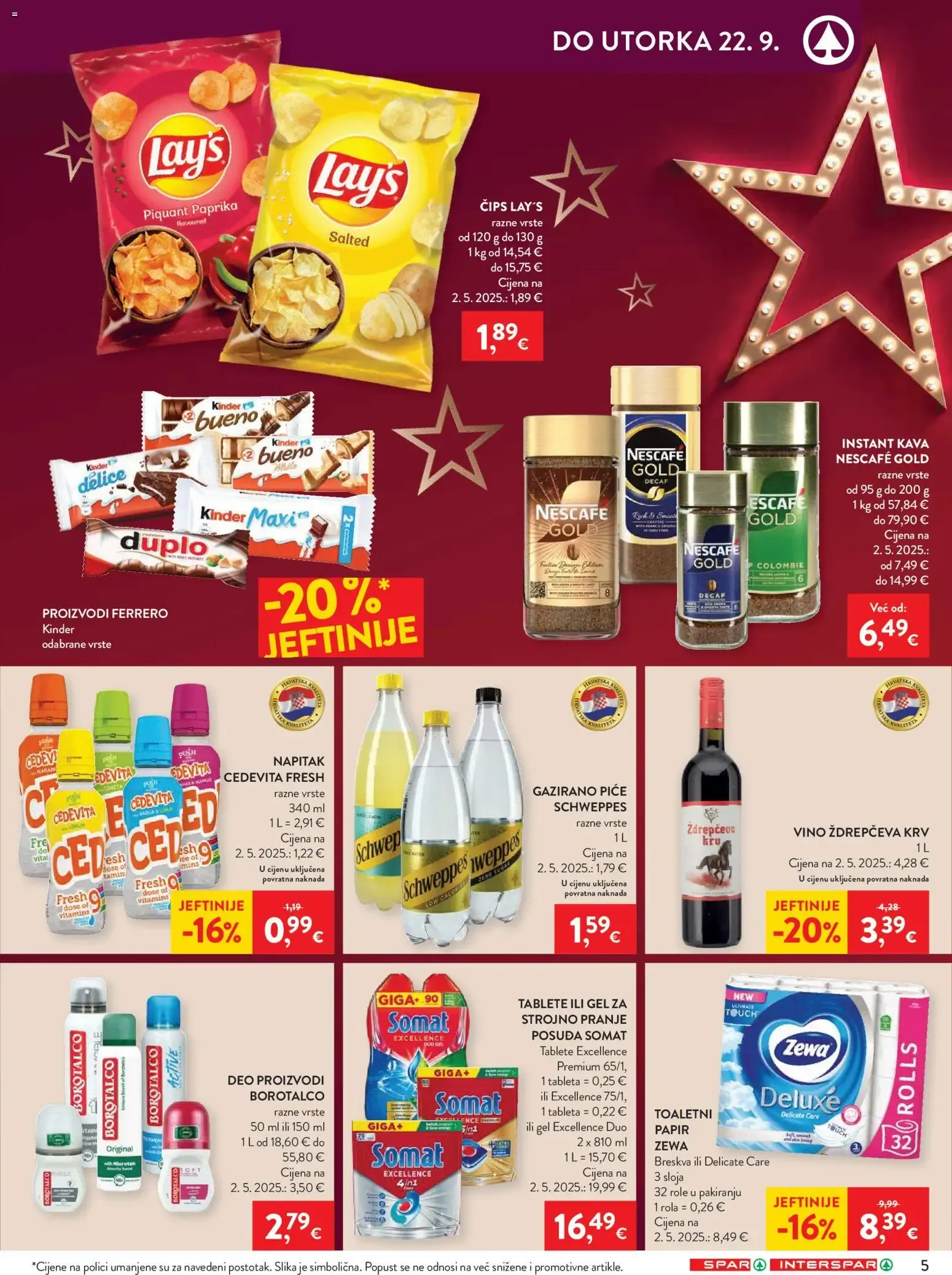 Katalog Interspar Katalog novi od 16.09.2026 na listanje > letak digitalni od 16. rujna do 20. prosinca 2026. - Pregled Stranica 5