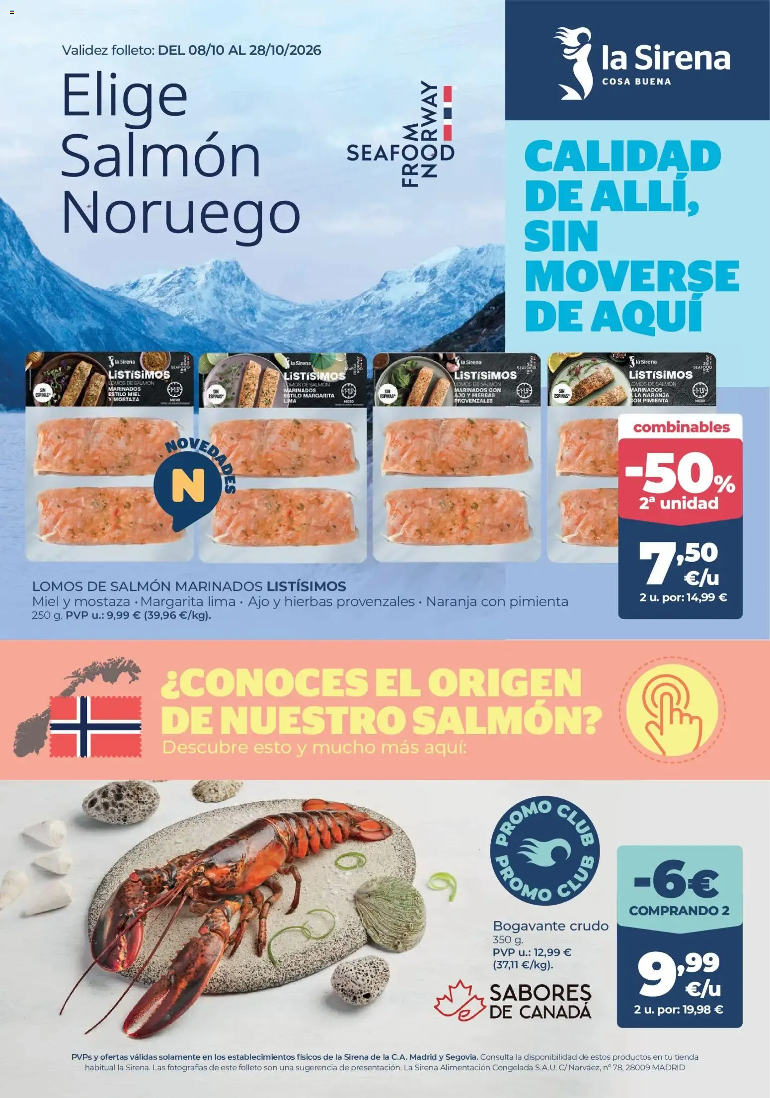 Catálogo de Elige Salmón Noruego 8 de octubre al 28 de octubre 2026 - Página 1
