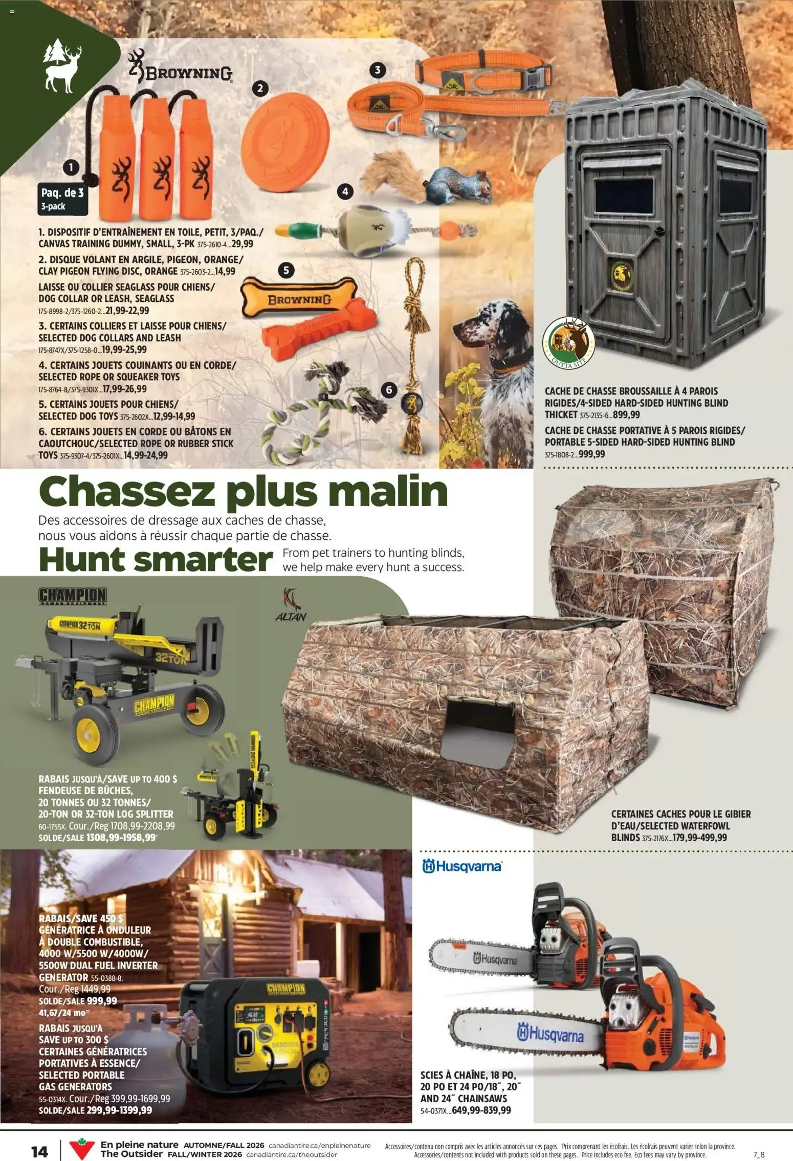 Canadian Tire circulaire - En pleine nature from Aug 27, 2026 > weekly specials & deals from August 27 to September 16 2026 - flyer page 14
